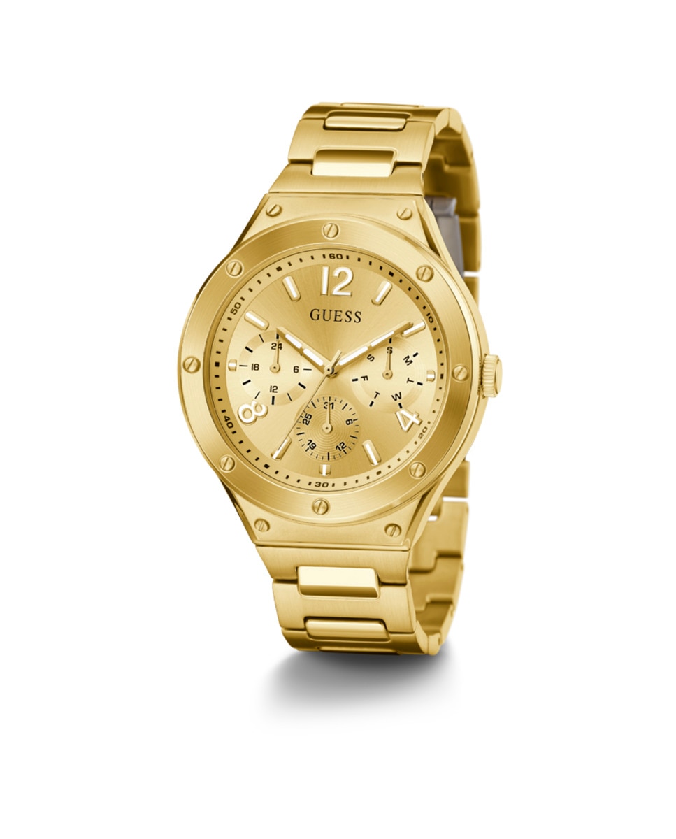 Relógio Scope Gw0454g2 de Aço e Correia Dourada Ouro-5