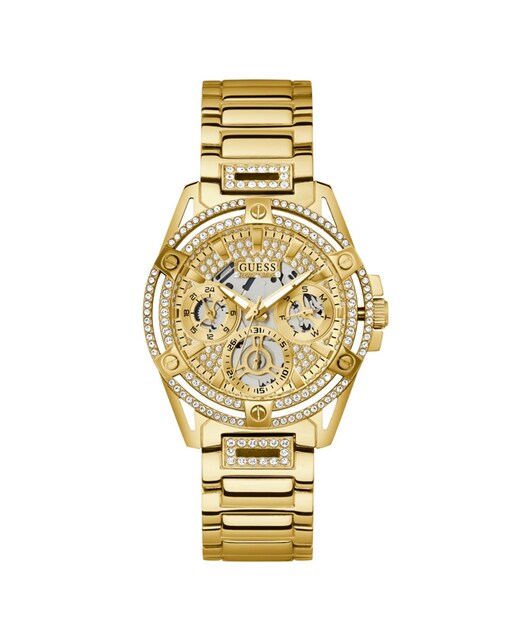 Imagem 0 de Relógio Queen GW0464L2 de Aço e Bracelete Dourado