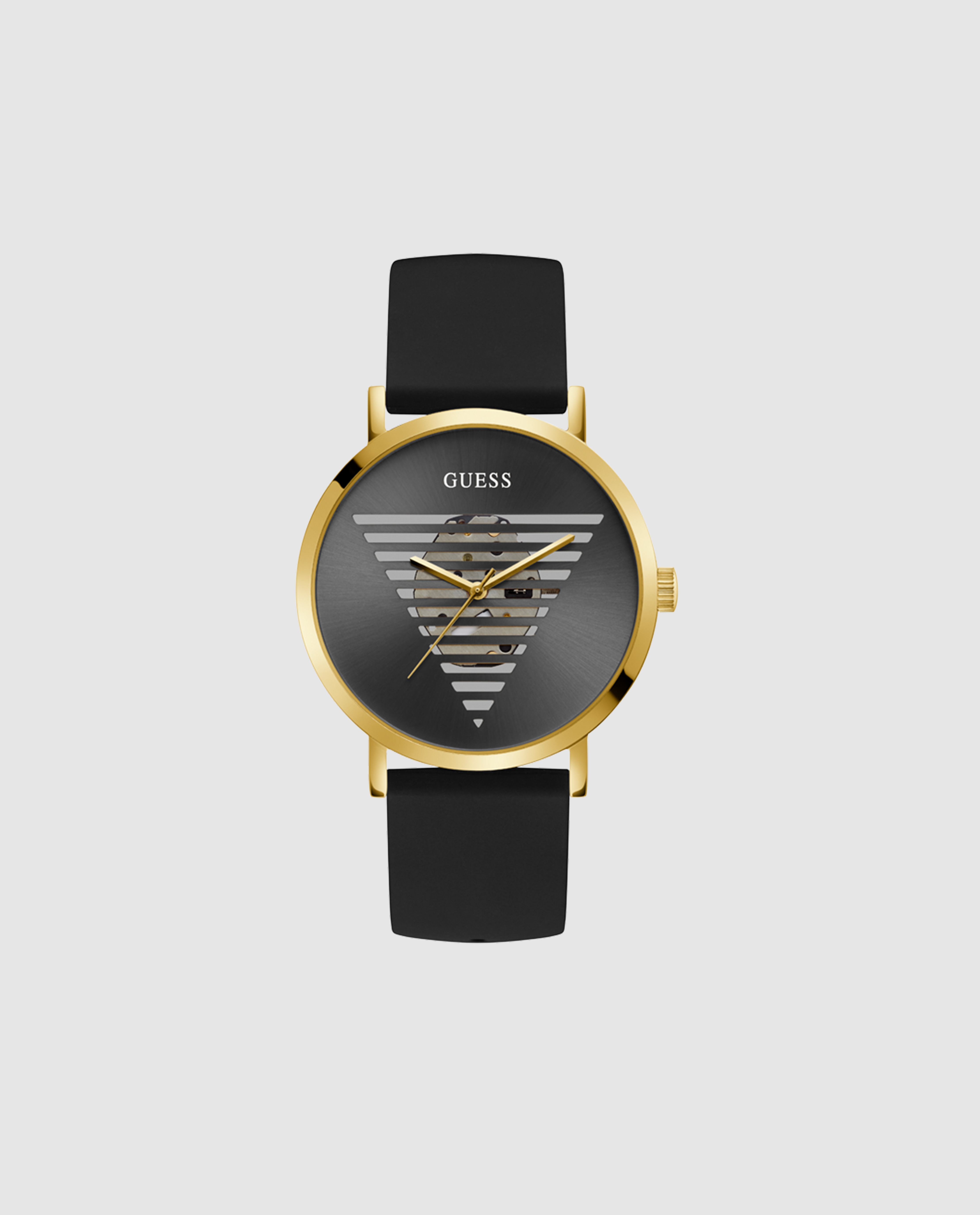 Relógio Idol Gw0503g1 de Silicone e Bracelete em Preto Preto-1