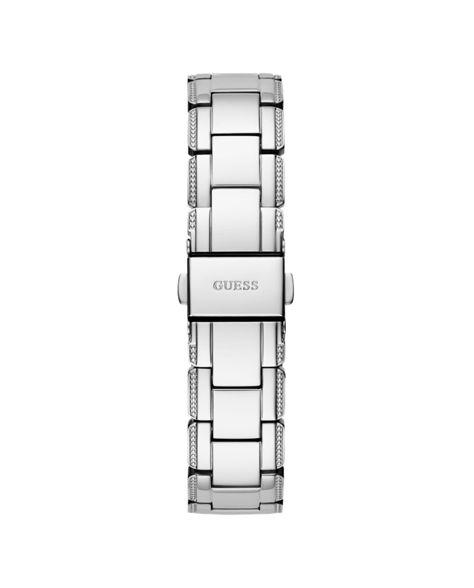 Relógio de Mulher Crystal Clear Gw0470l1 de Aço e Correia Prateada Prata-3