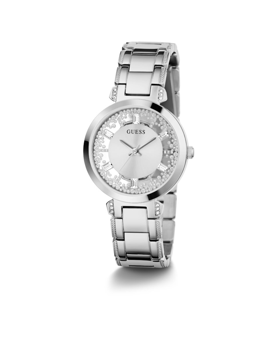 Relógio de Mulher Crystal Clear Gw0470l1 de Aço e Correia Prateada Prata-5
