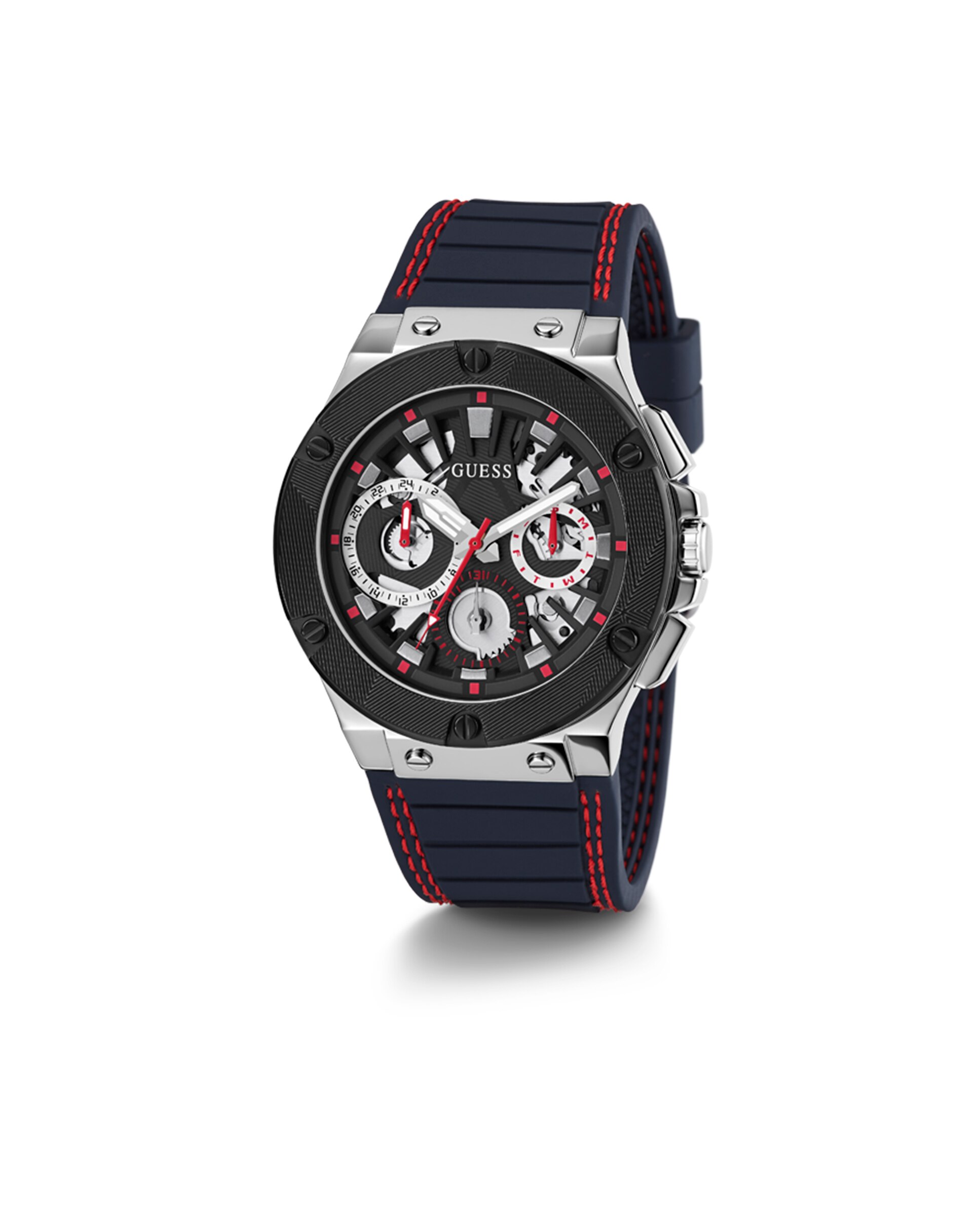 Relógio Circuit Gw0487g1 de Silicone e Correia Azul Azul-5