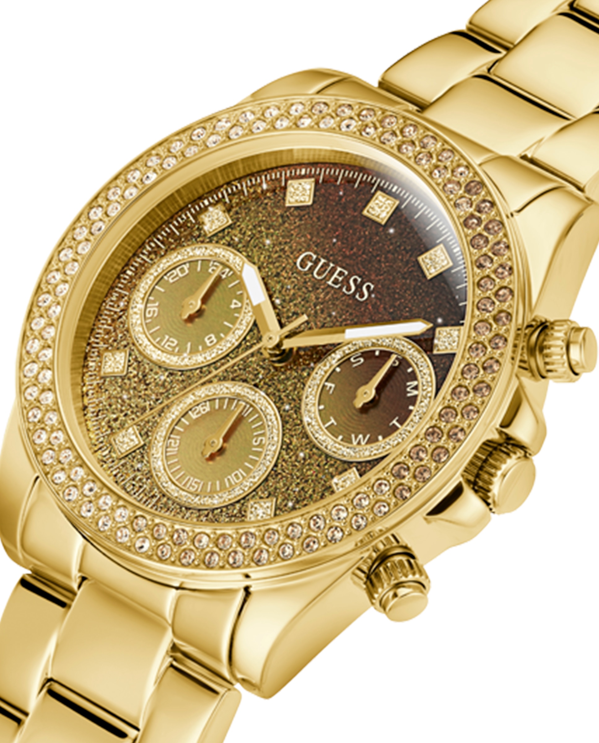 Relógio Sol GW0483L2 de Aço e Bracelete Dourada Ouro-4
