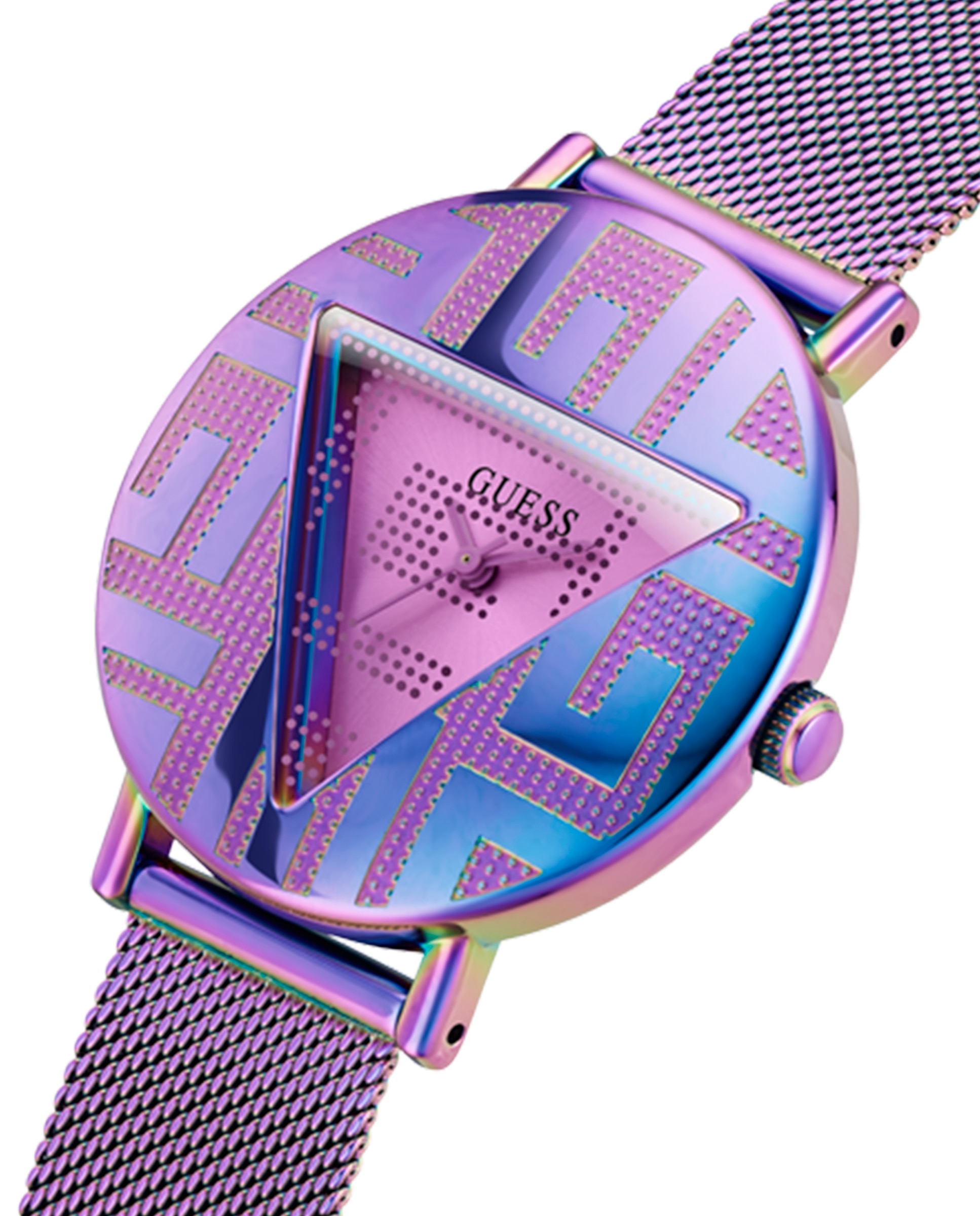 Relógio Iconic Gw0479l1 de Aço e Bracelete Iridescente Roxo-4