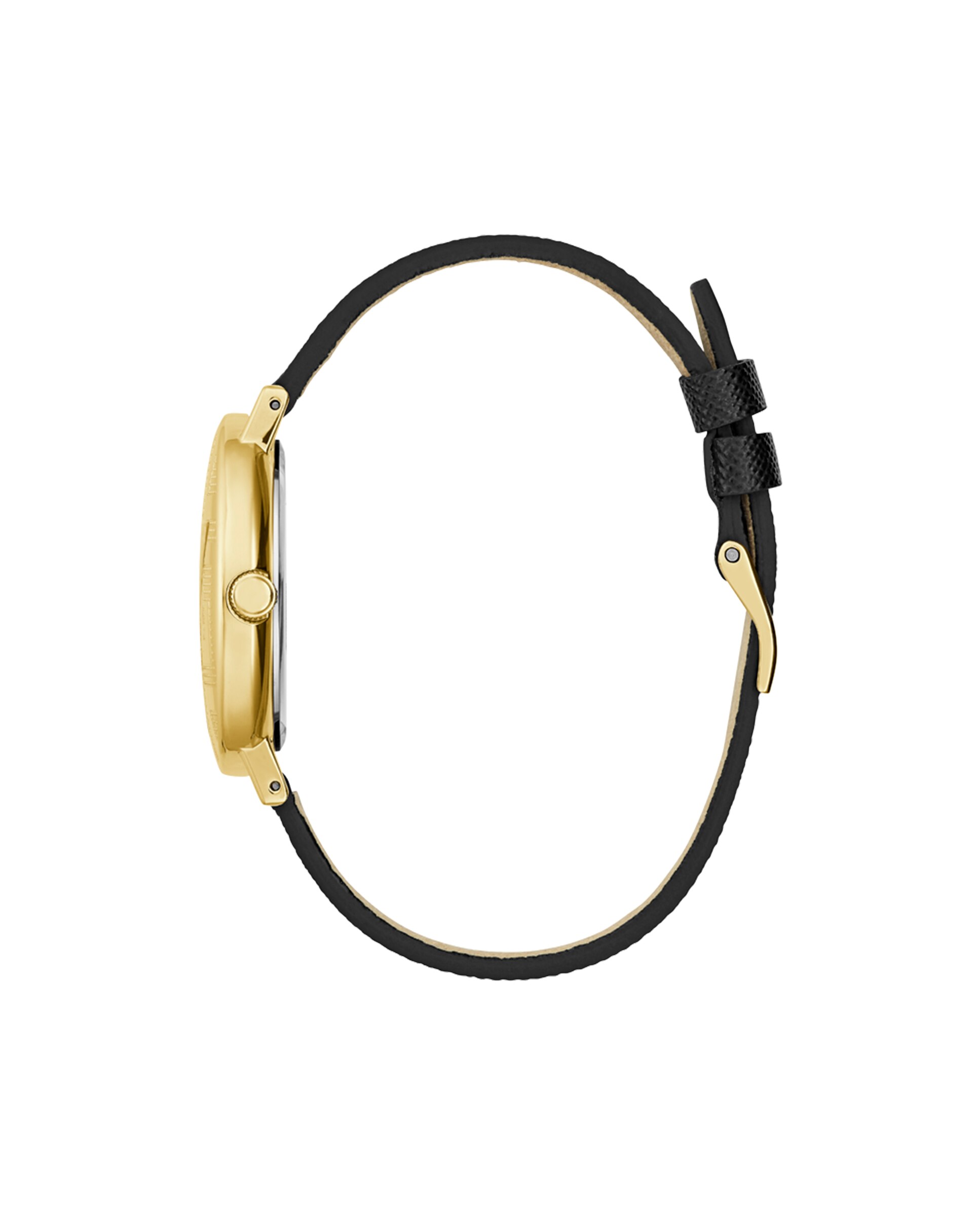 Relógio Iconic GW0478L2 de Pele e Bracelete em Preto Preto-2