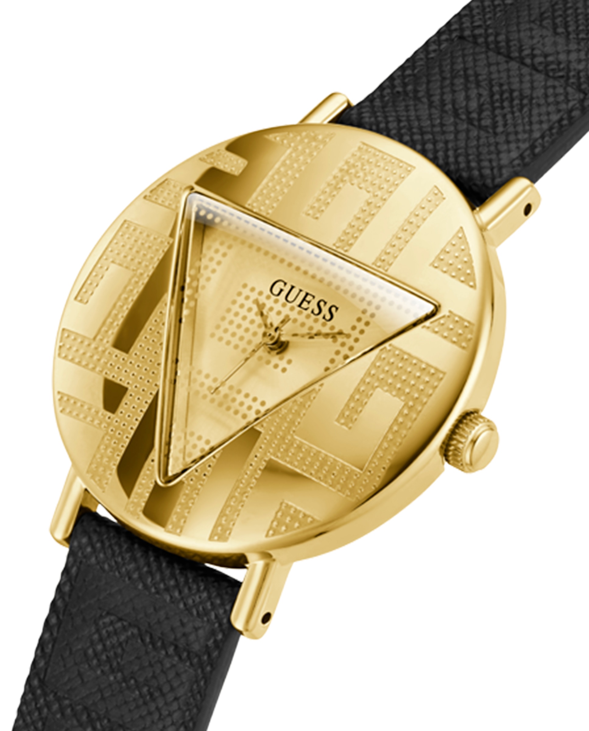 Relógio Iconic GW0478L2 de Pele e Bracelete em Preto Preto-4