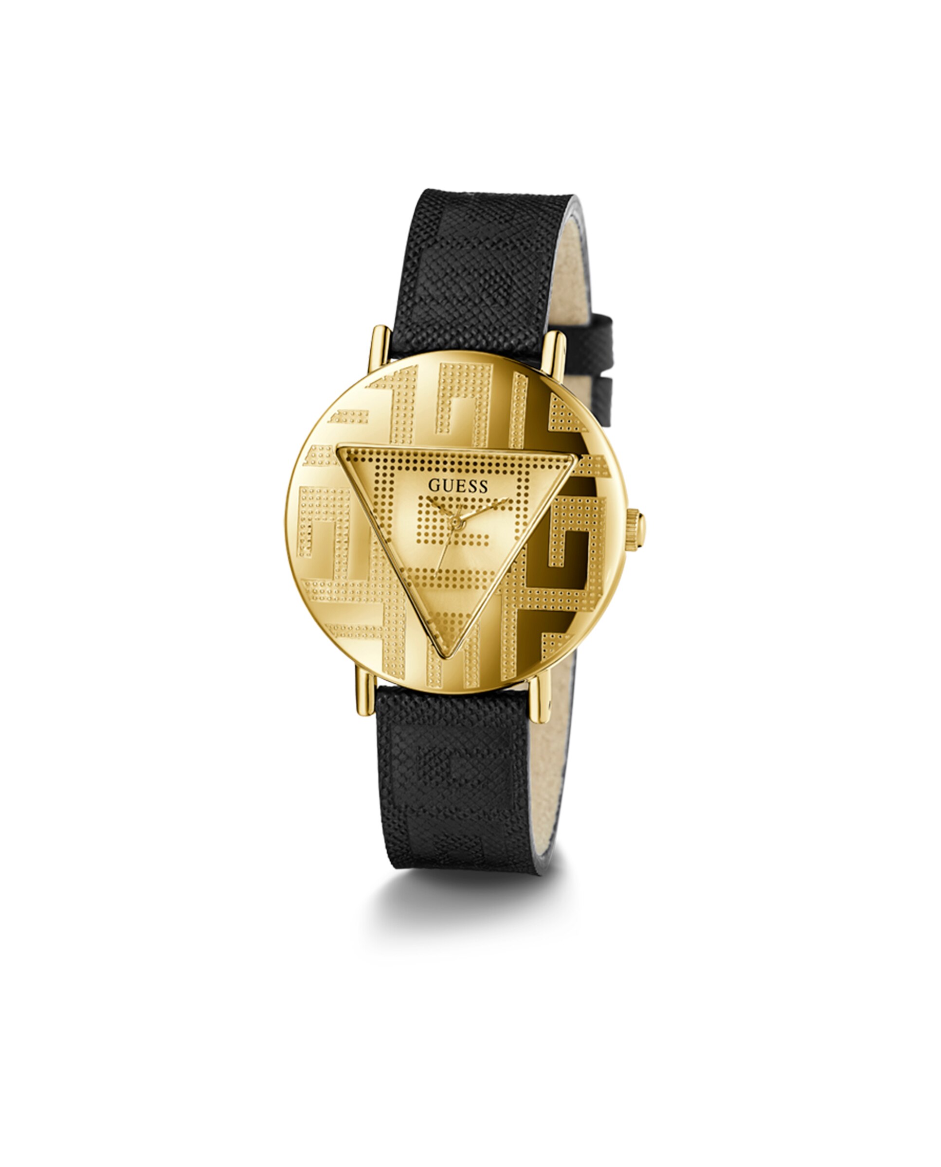 Relógio Iconic GW0478L2 de Pele e Bracelete em Preto Preto-5
