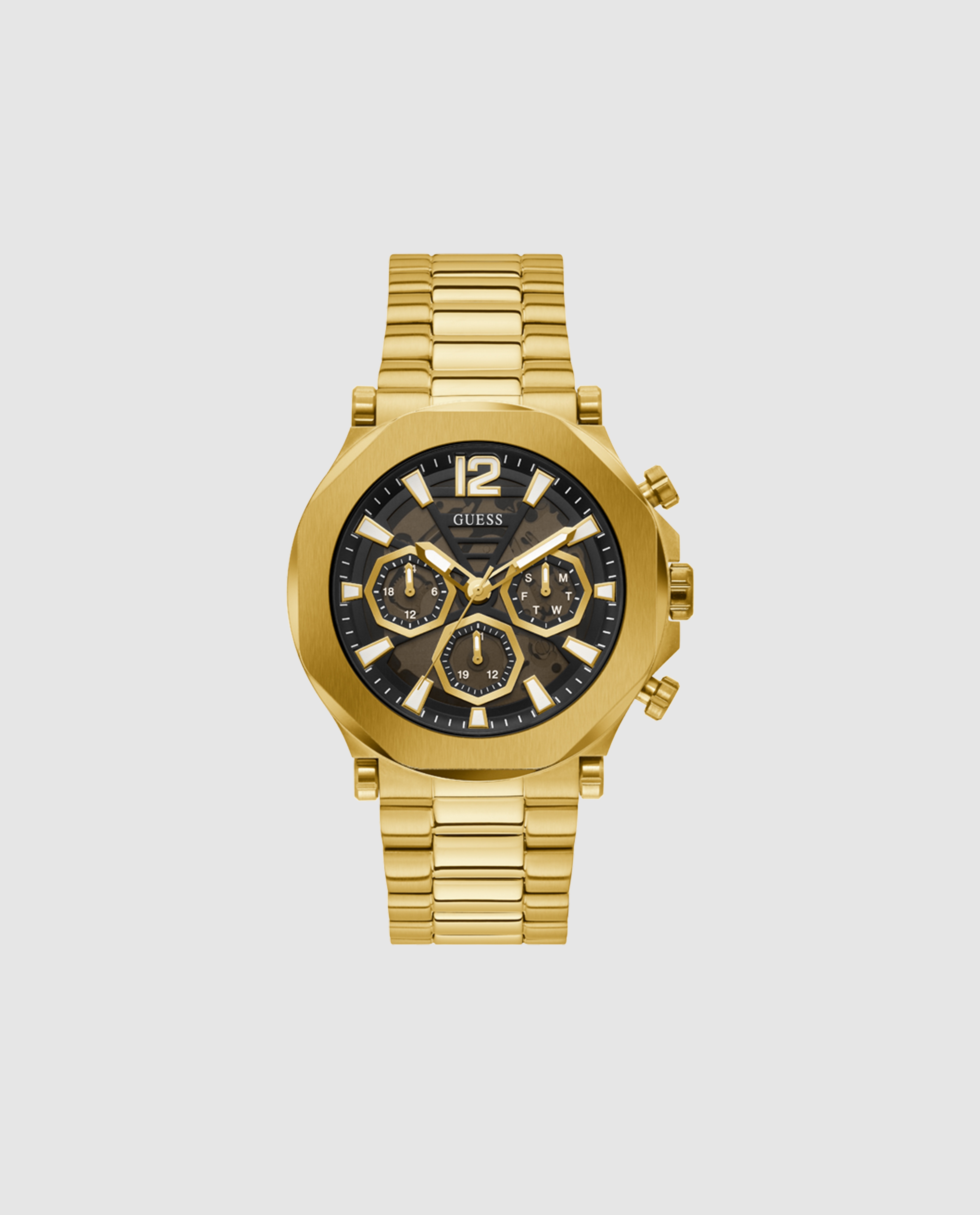 Relógio Edge GW0539G2 de Aço e Bracelete Dourada Ouro-1