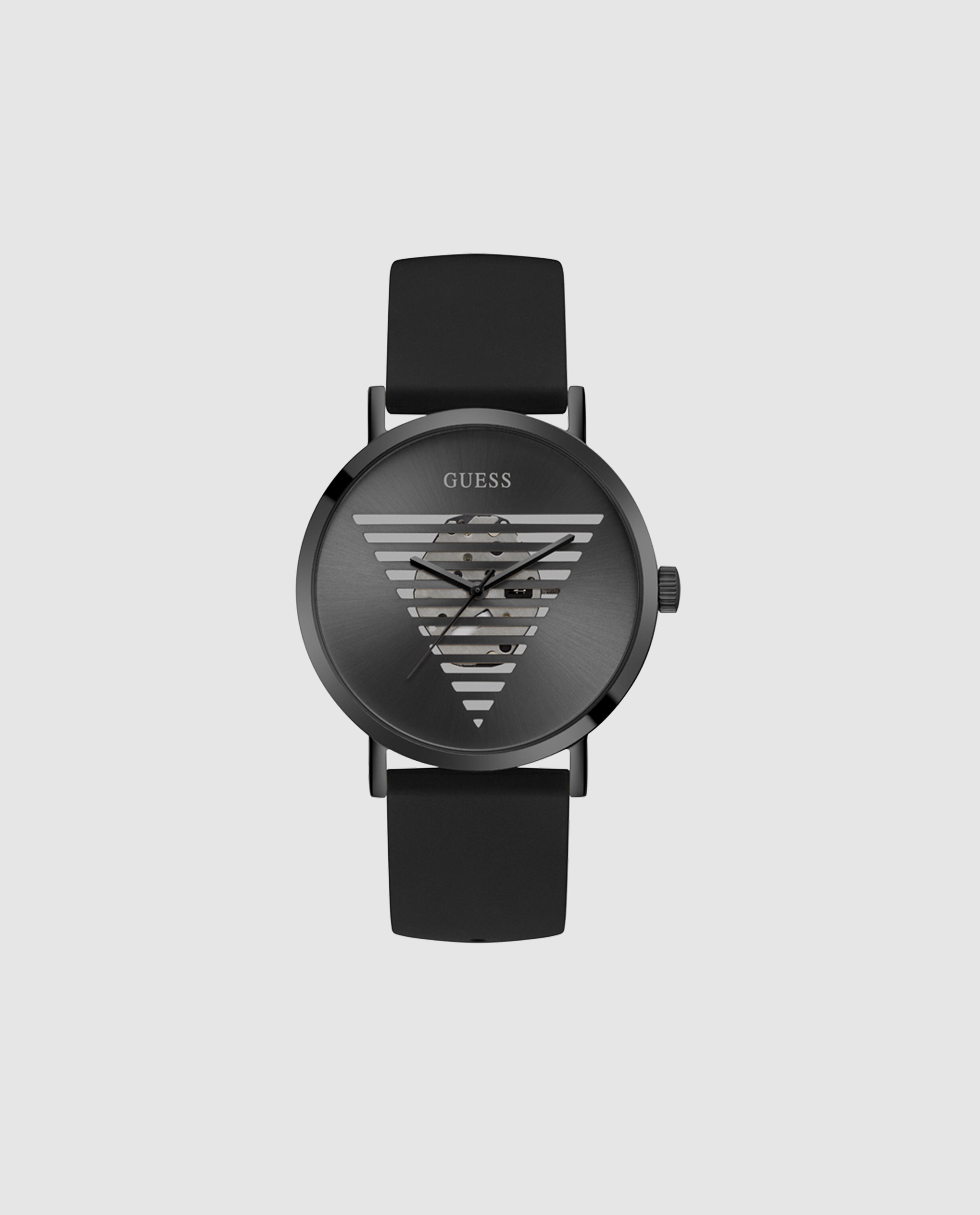 Relógio Idol Gw0503g3 de Silicone e Bracelete em Preto Preto-1