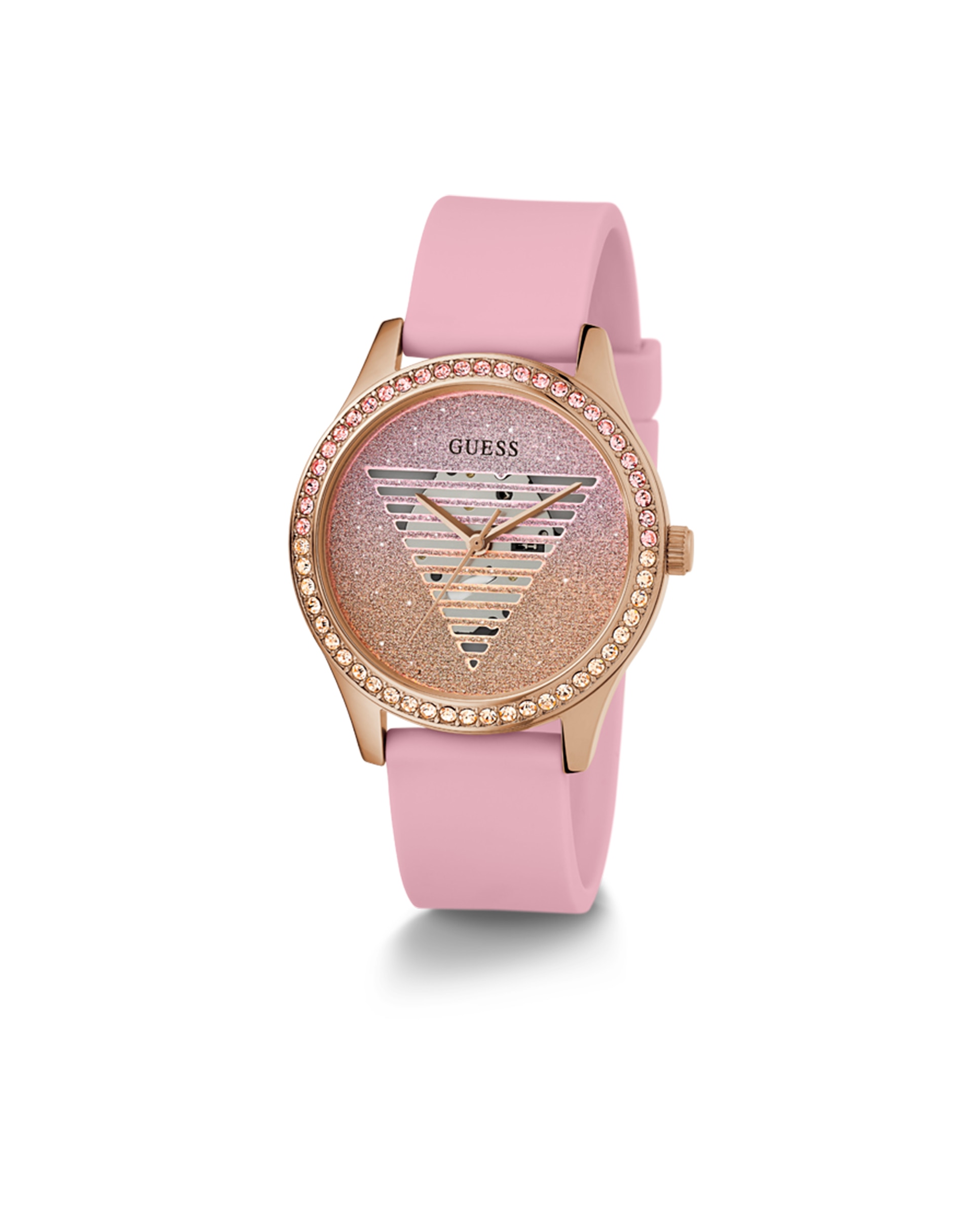 Relógio Lady Idol GW0530L4 de Silicone e Bracelete Rosa Rosa-5