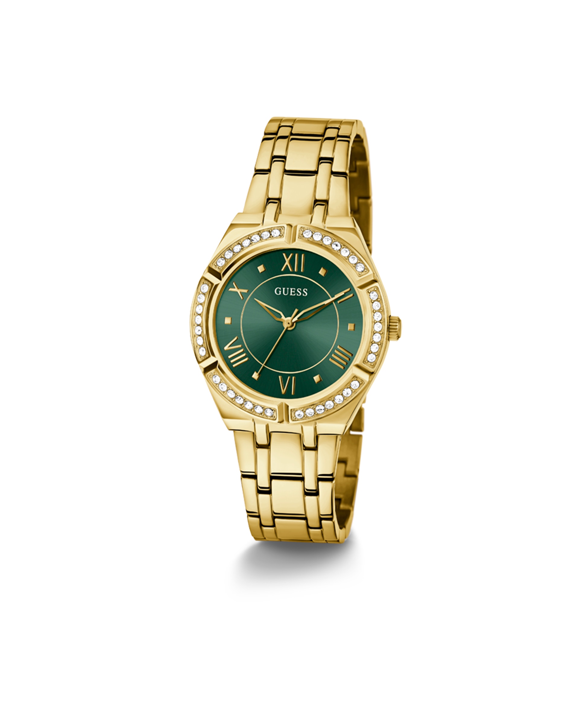 Relógio Cosmo Gw0033l8 de Aço e Bracelete Dourada Ouro-5