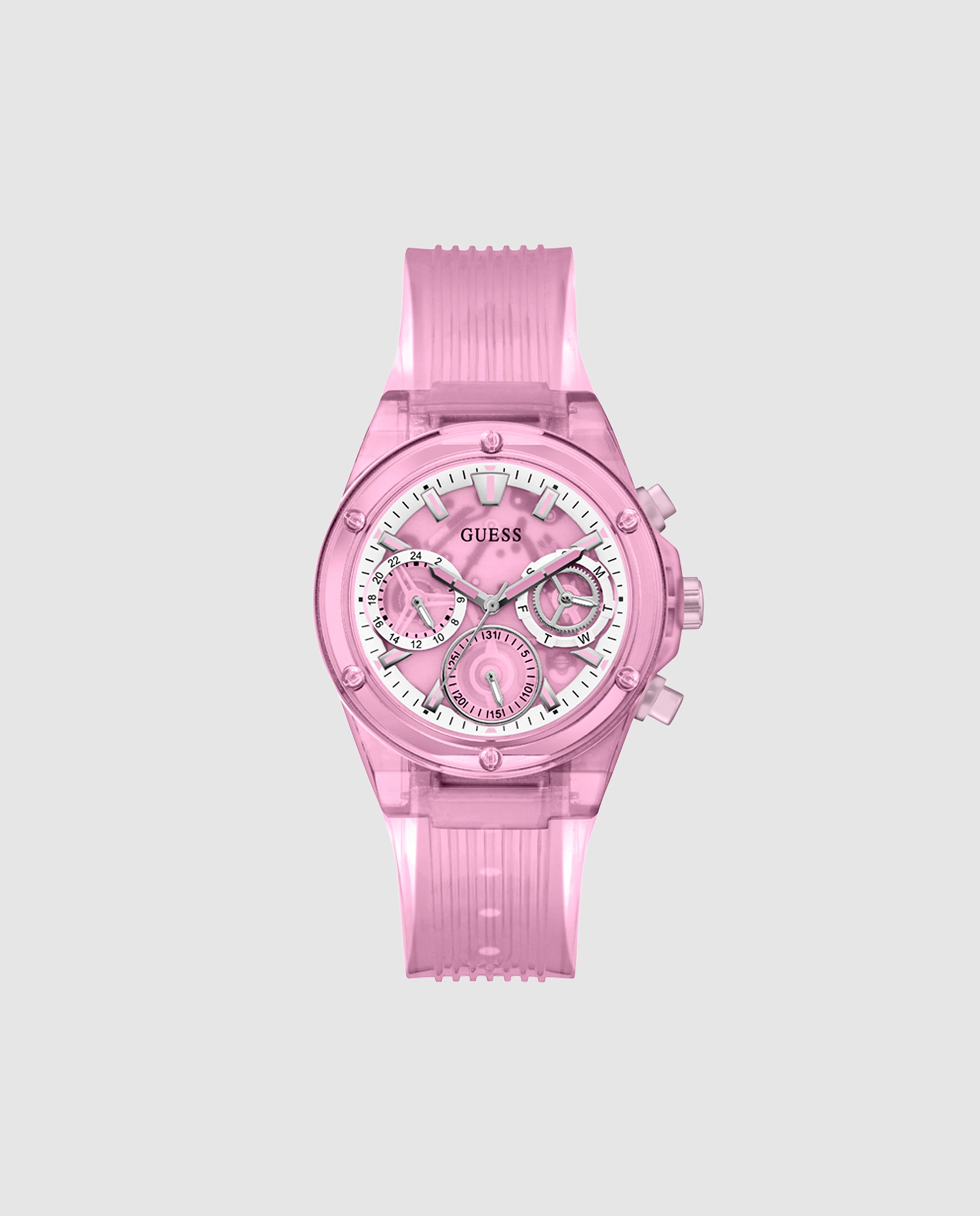 Relógio Athena GW0438L2 de Poliuretano e Bracelete Rosa Rosa-1