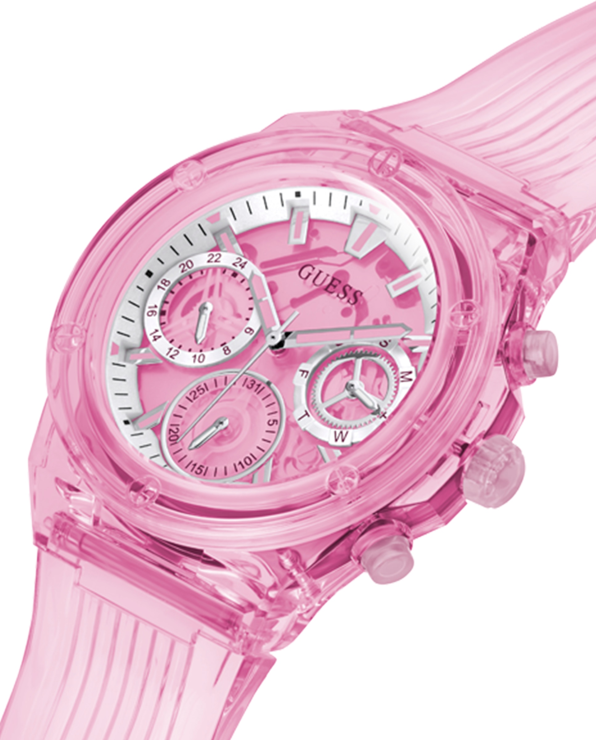 Relógio Athena GW0438L2 de Poliuretano e Bracelete Rosa Rosa-4
