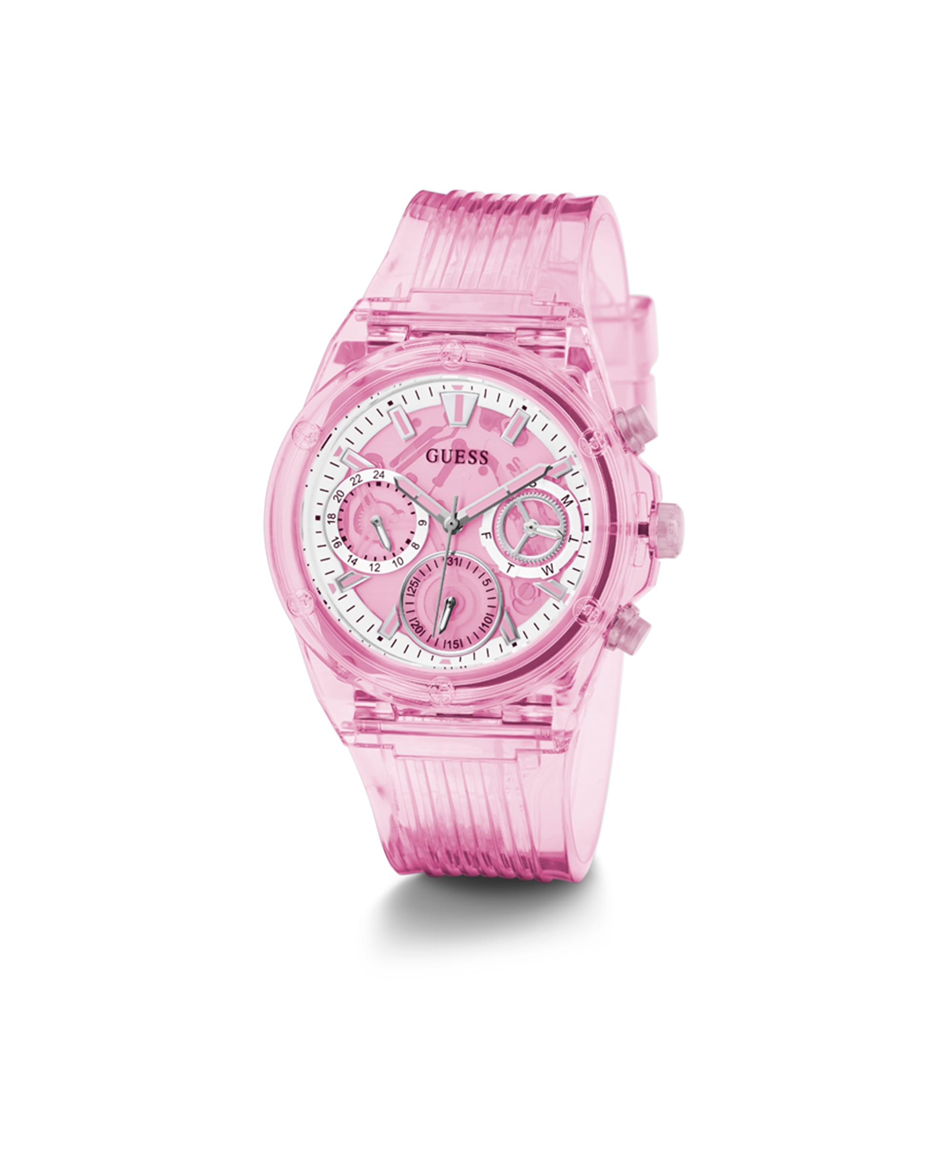Relógio Athena GW0438L2 de Poliuretano e Bracelete Rosa Rosa-5
