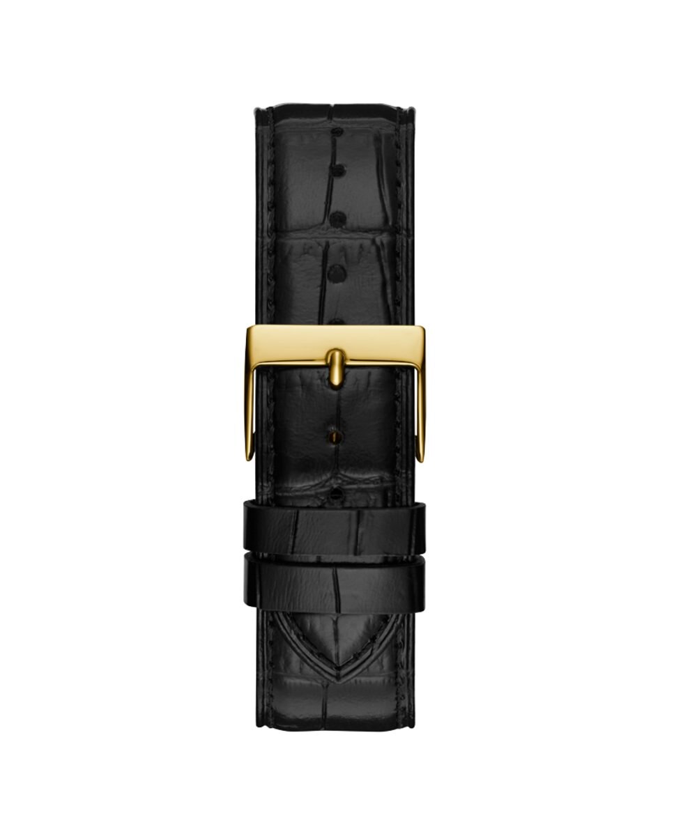 Relógio Monarch Gw0566g1 de Pele e Correia em Preto Preto-3