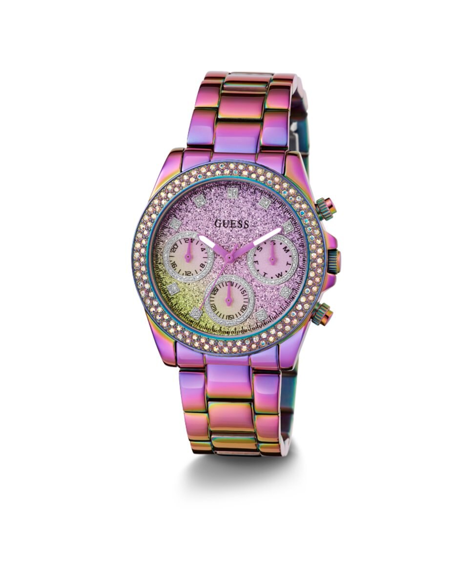 Relógio Sol Gw0483l5 de Aço e Bracelete Iridescente Roxo-5