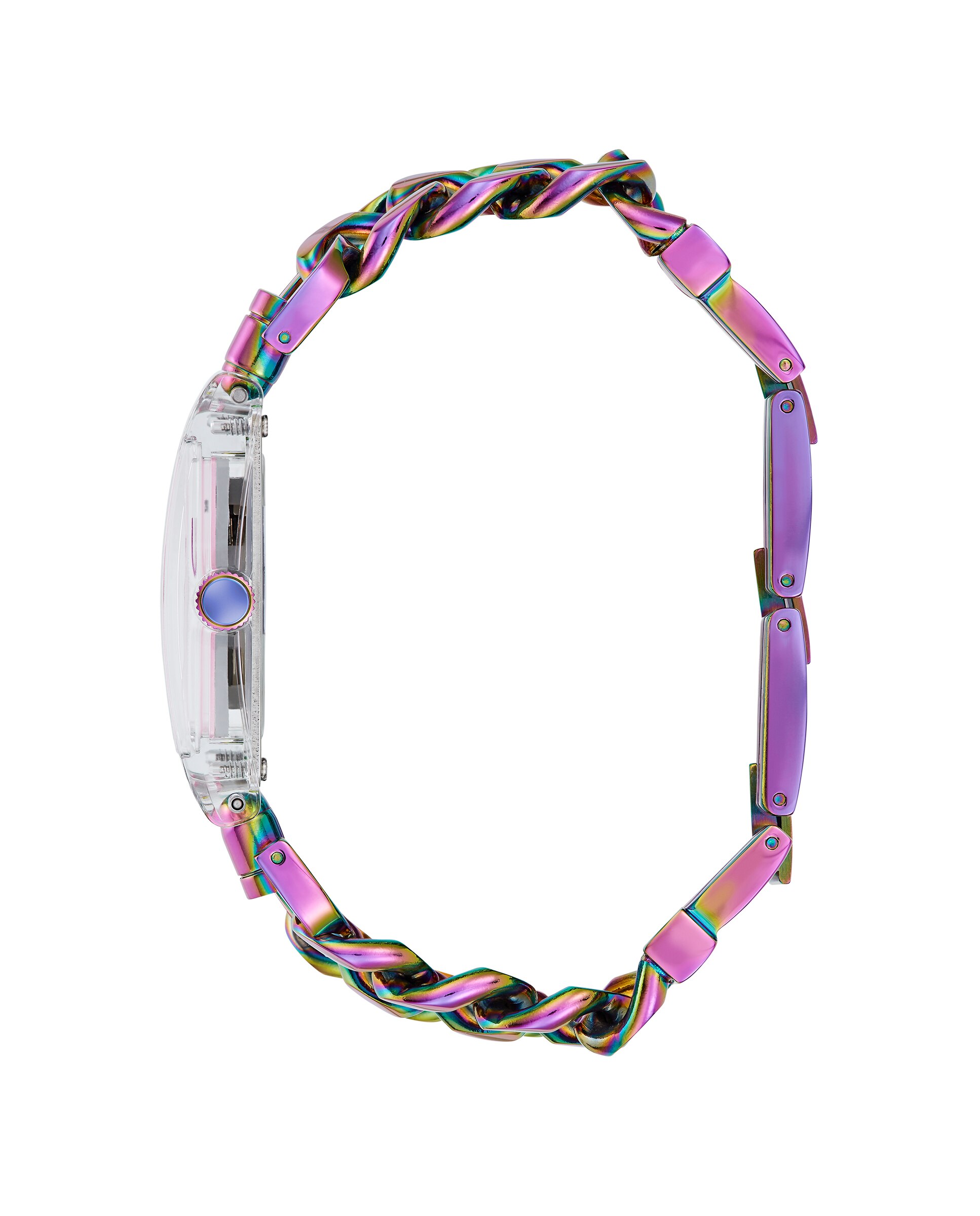 Relógio Mod Heavy Metal Gw0669l2 de Aço e Bracelete Iridescente Roxo-2