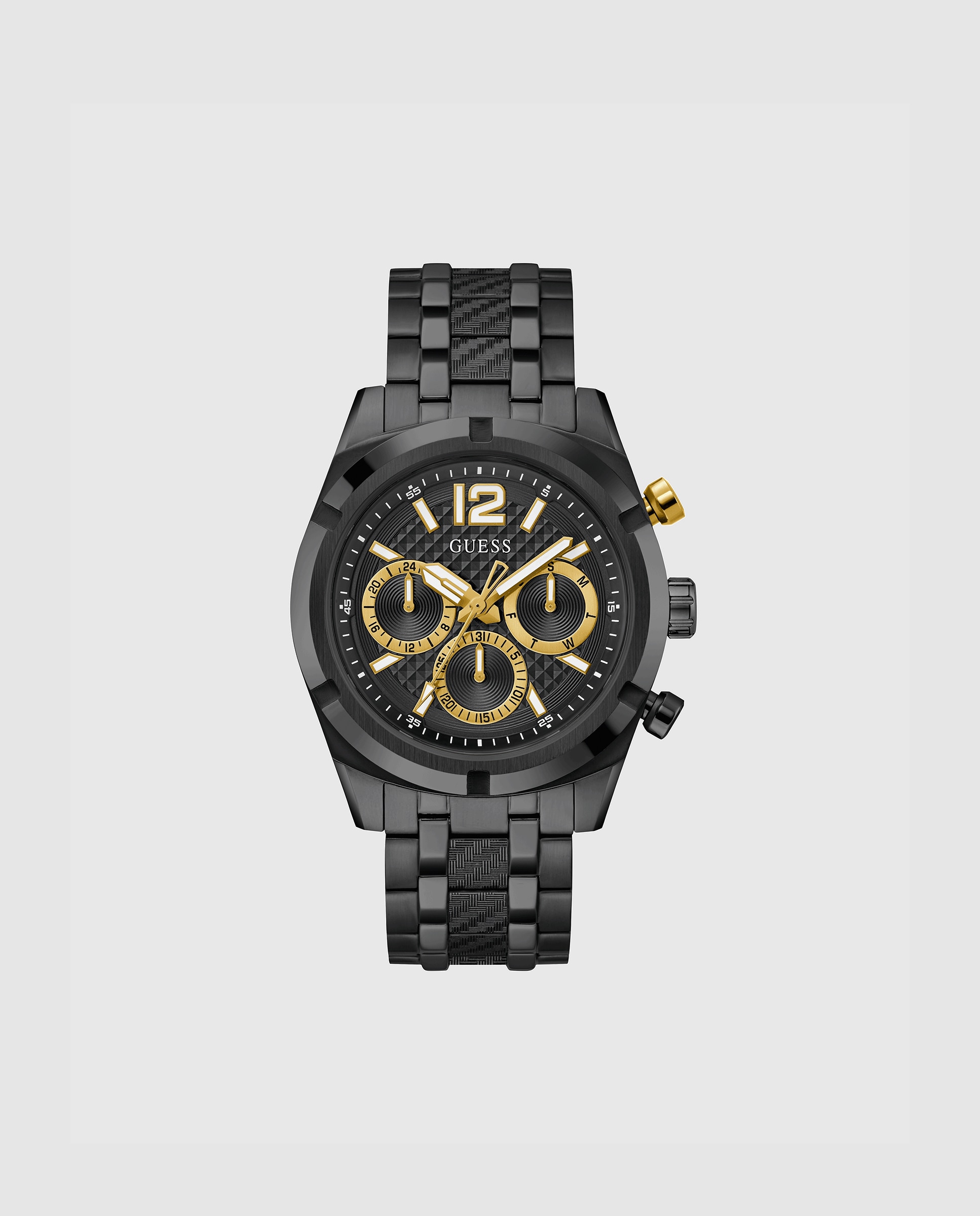 Relógio Resistance Gw0714g4 de Aço e Bracelete em Preto Preto-1