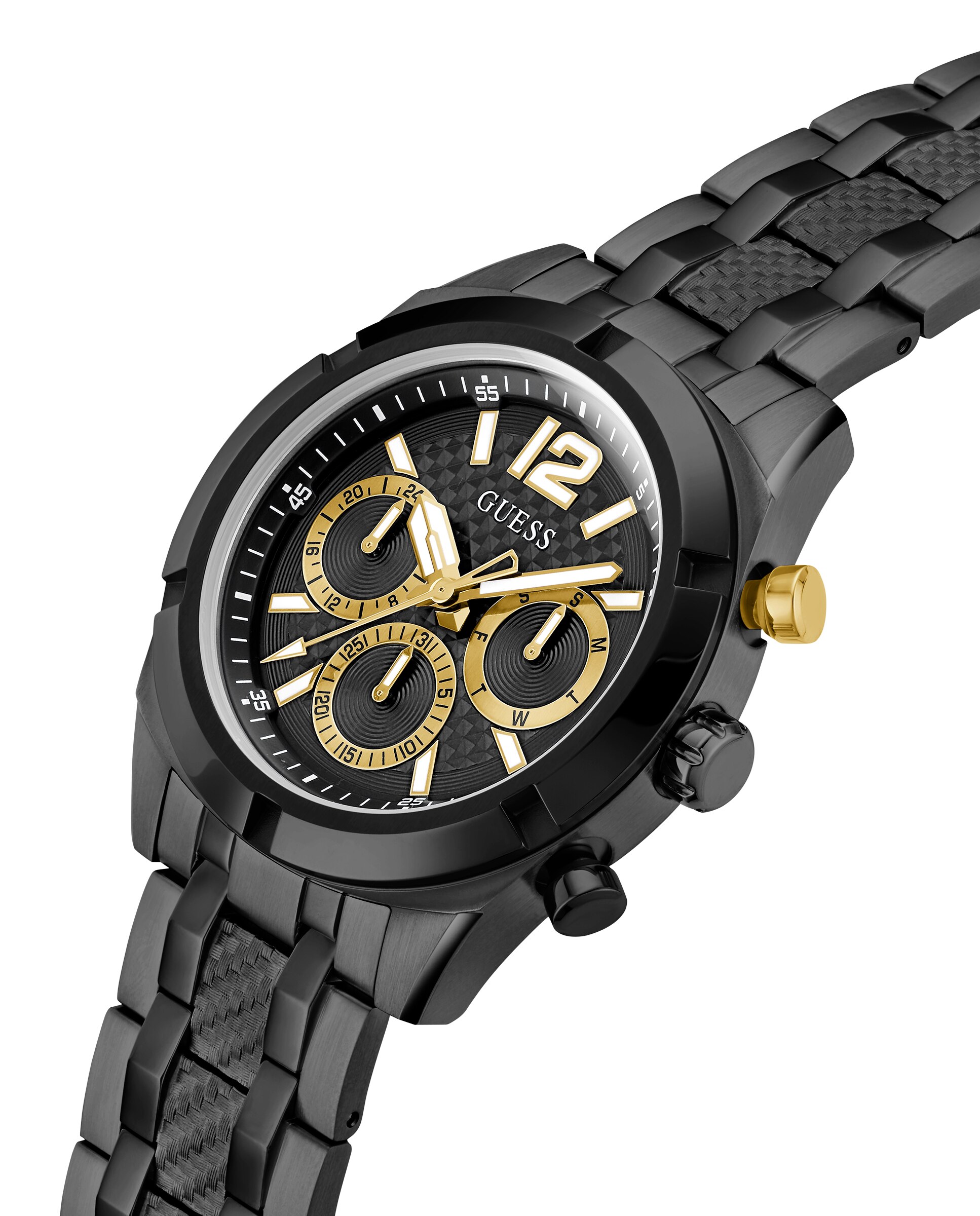 Relógio Resistance Gw0714g4 de Aço e Bracelete em Preto Preto-4