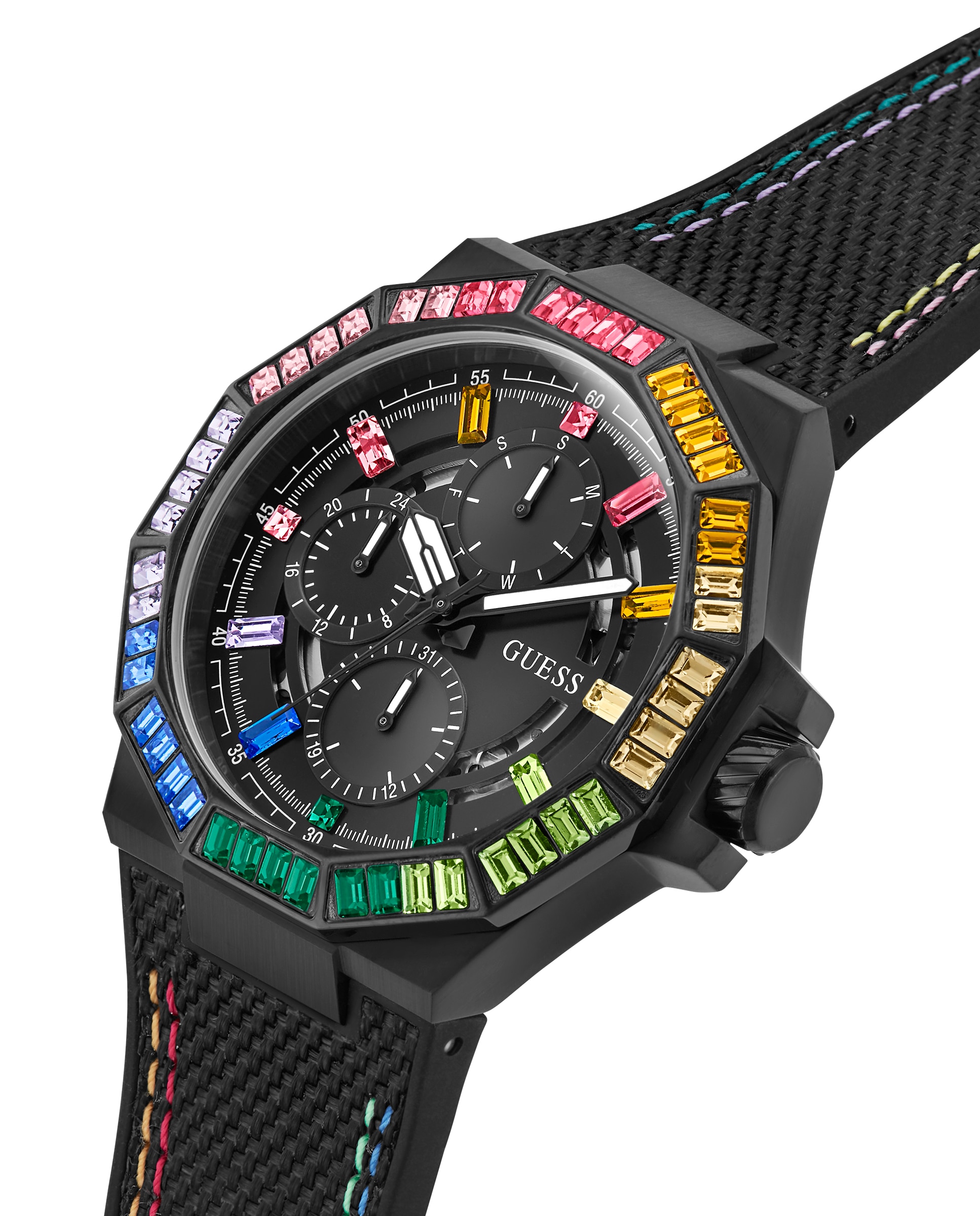 Relógio Energy Gw0701g1 de Silicone e Correia em Preto Preto-4