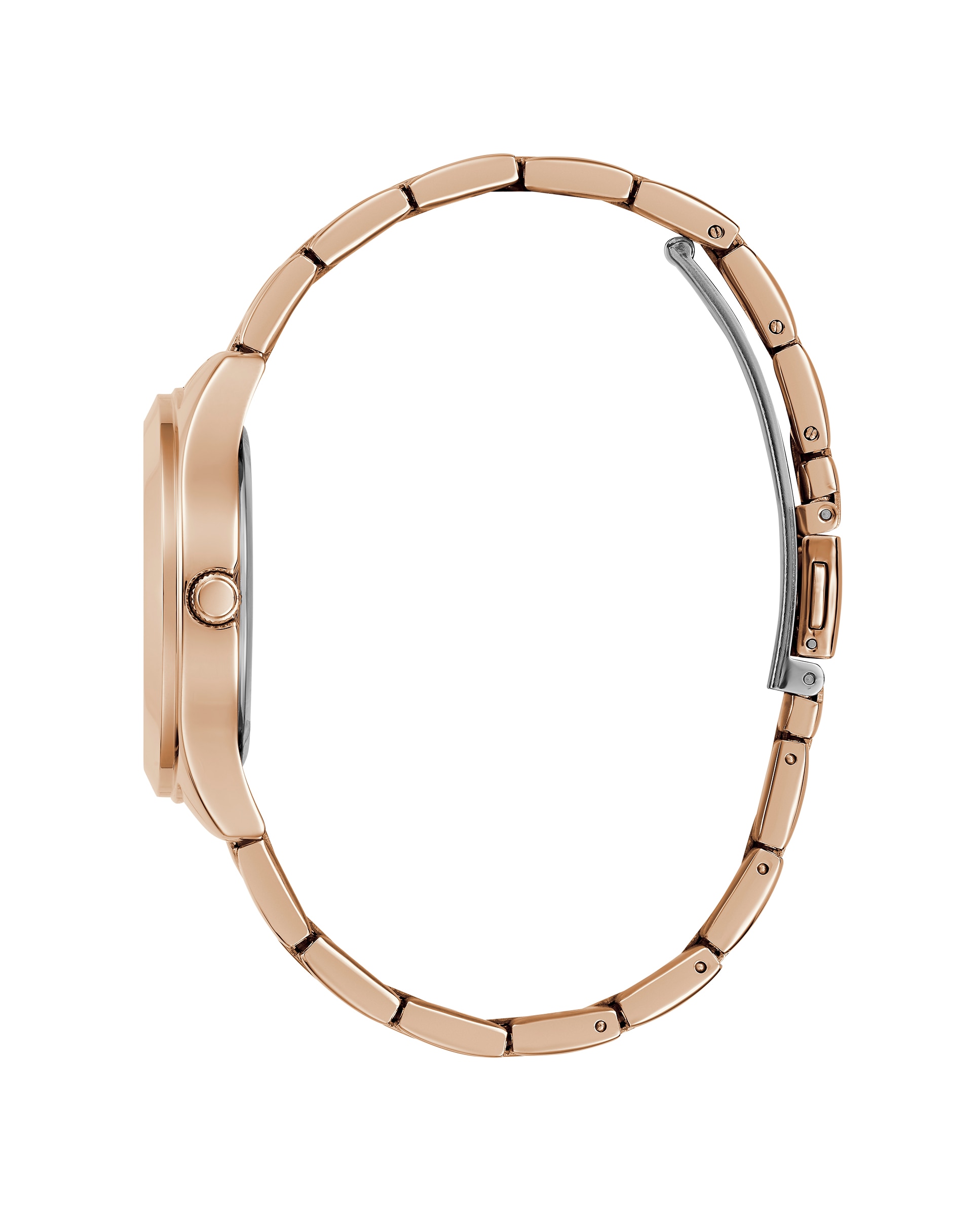 Relógio Tri Plaque Gw0675l3 de Aço e Bracelete em Ouro Rosa Ouro-2