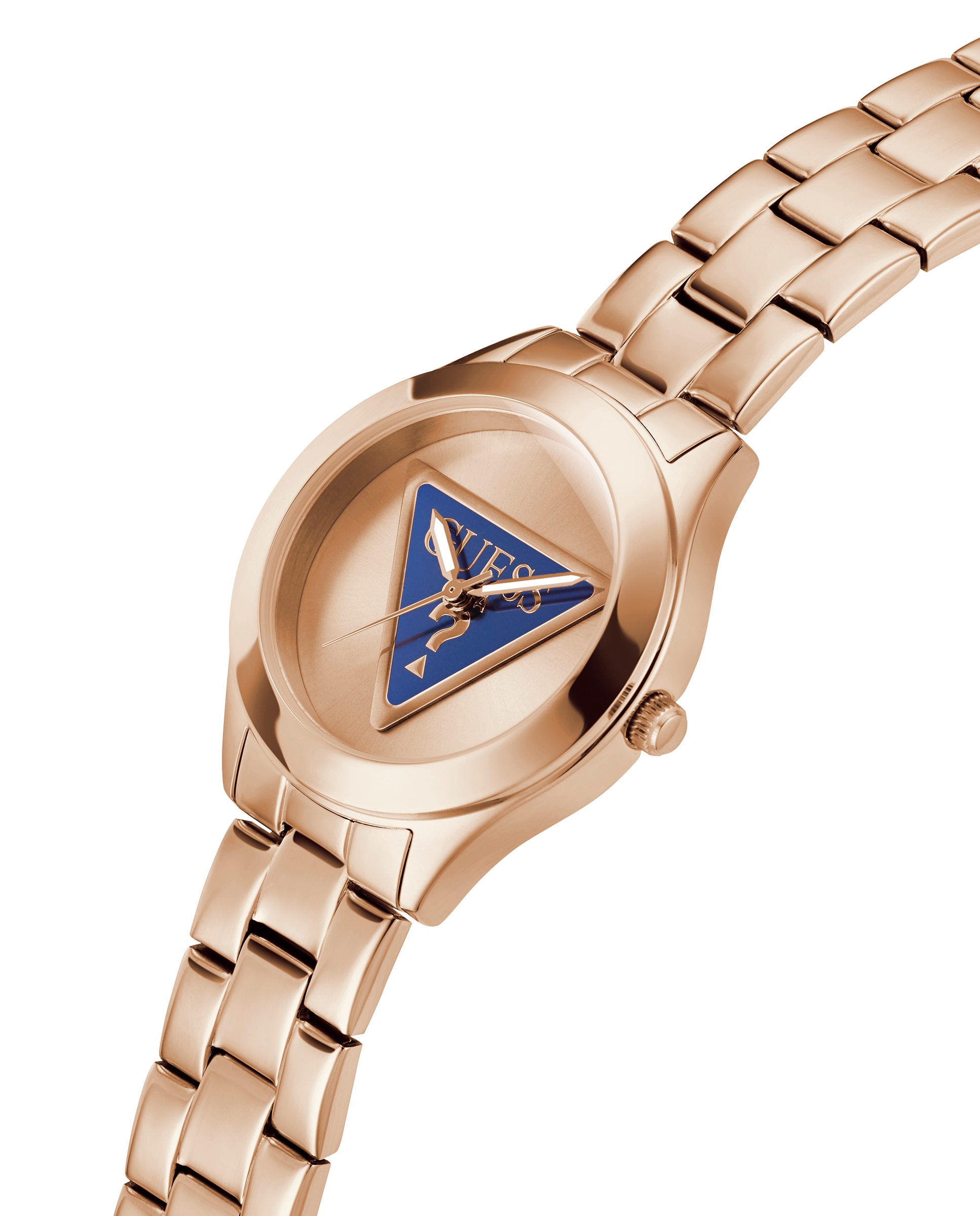 Relógio Tri Plaque Gw0675l3 de Aço e Bracelete em Ouro Rosa Ouro-4