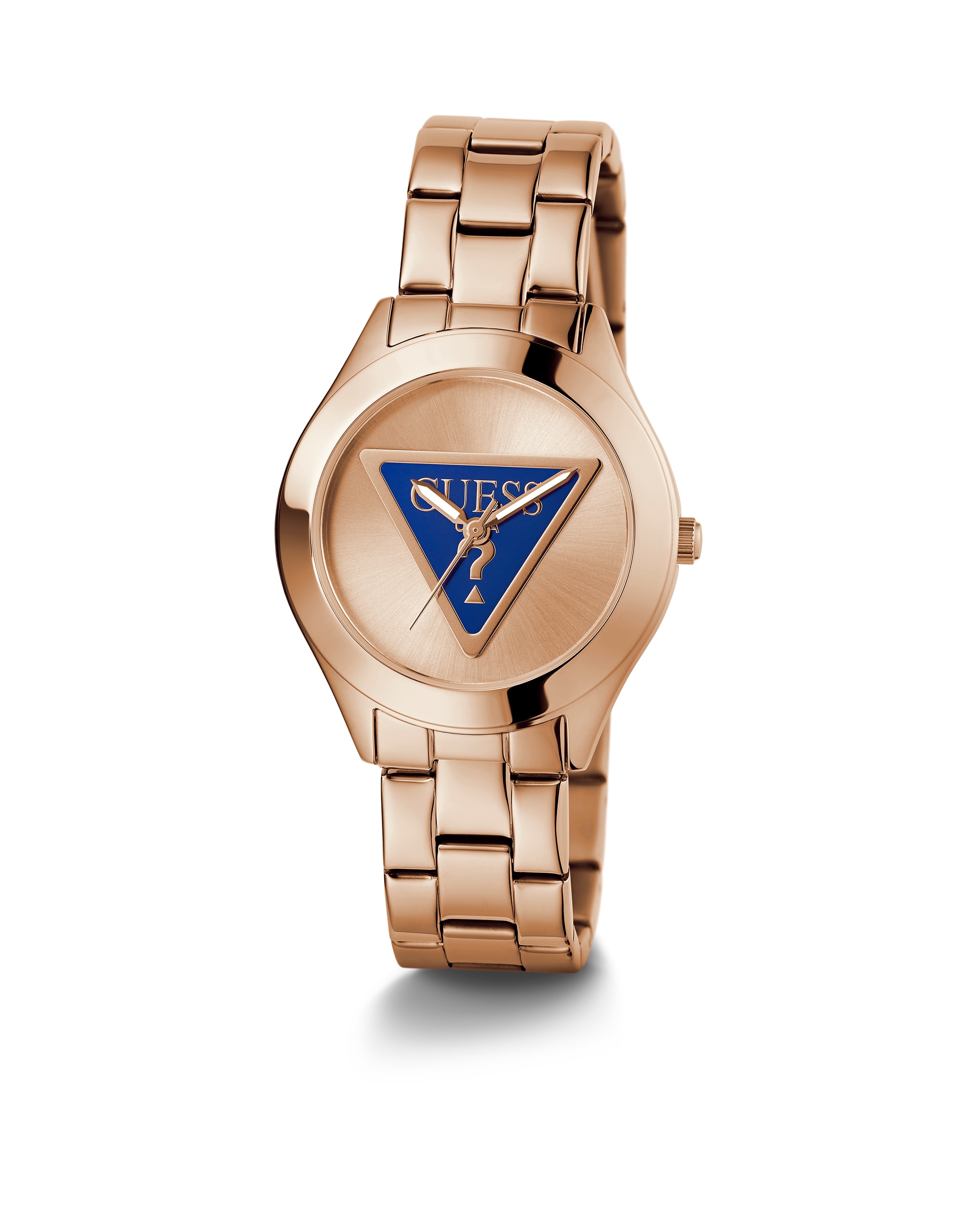 Relógio Tri Plaque Gw0675l3 de Aço e Bracelete em Ouro Rosa Ouro-5