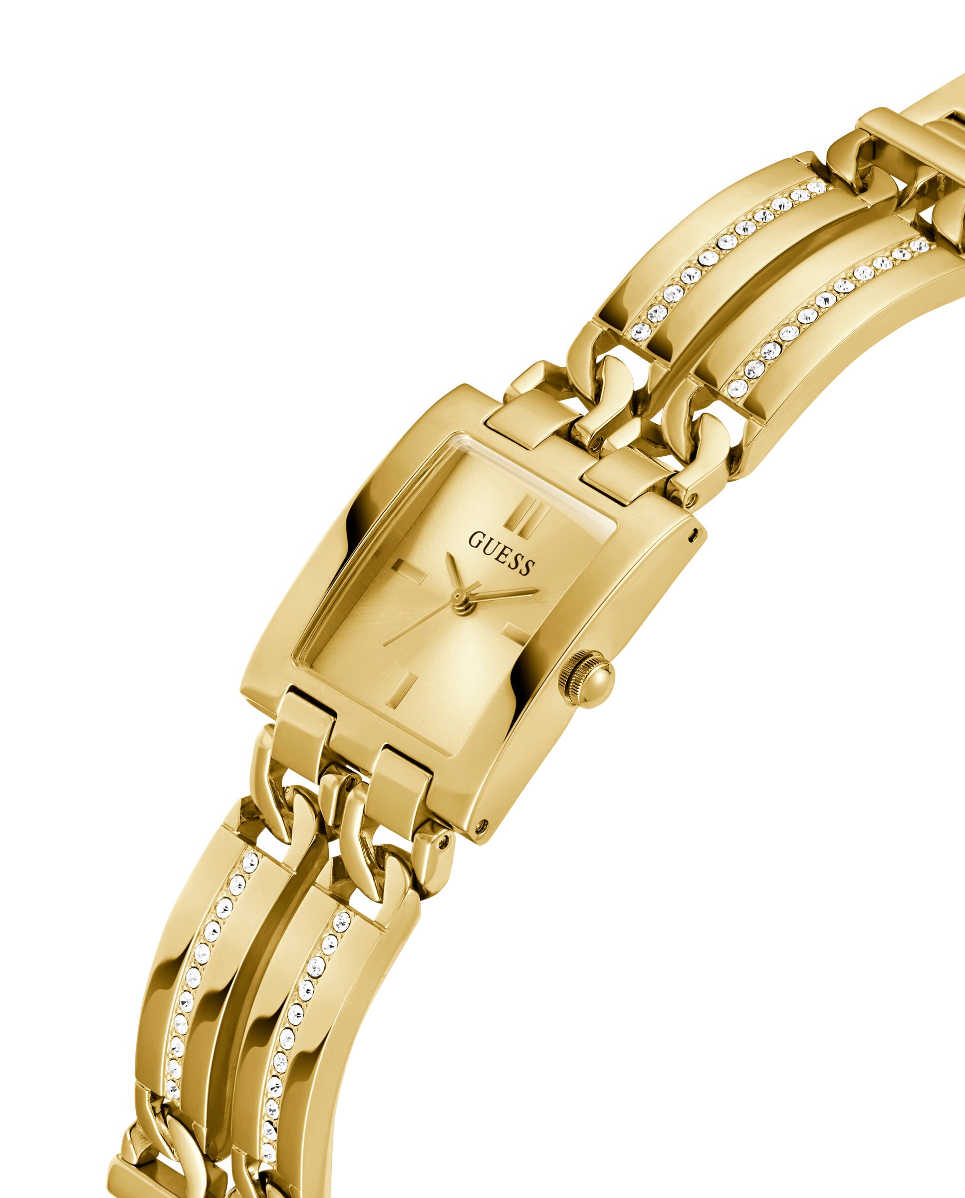 Relógio Mod Id Gw0668l2 de Aço e Bracelete Dourada Ouro-4