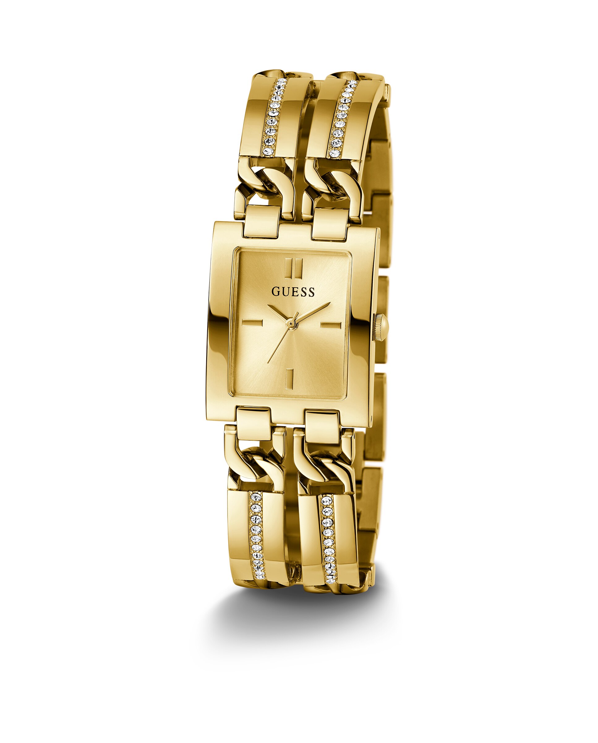 Relógio Mod Id Gw0668l2 de Aço e Bracelete Dourada Ouro-5