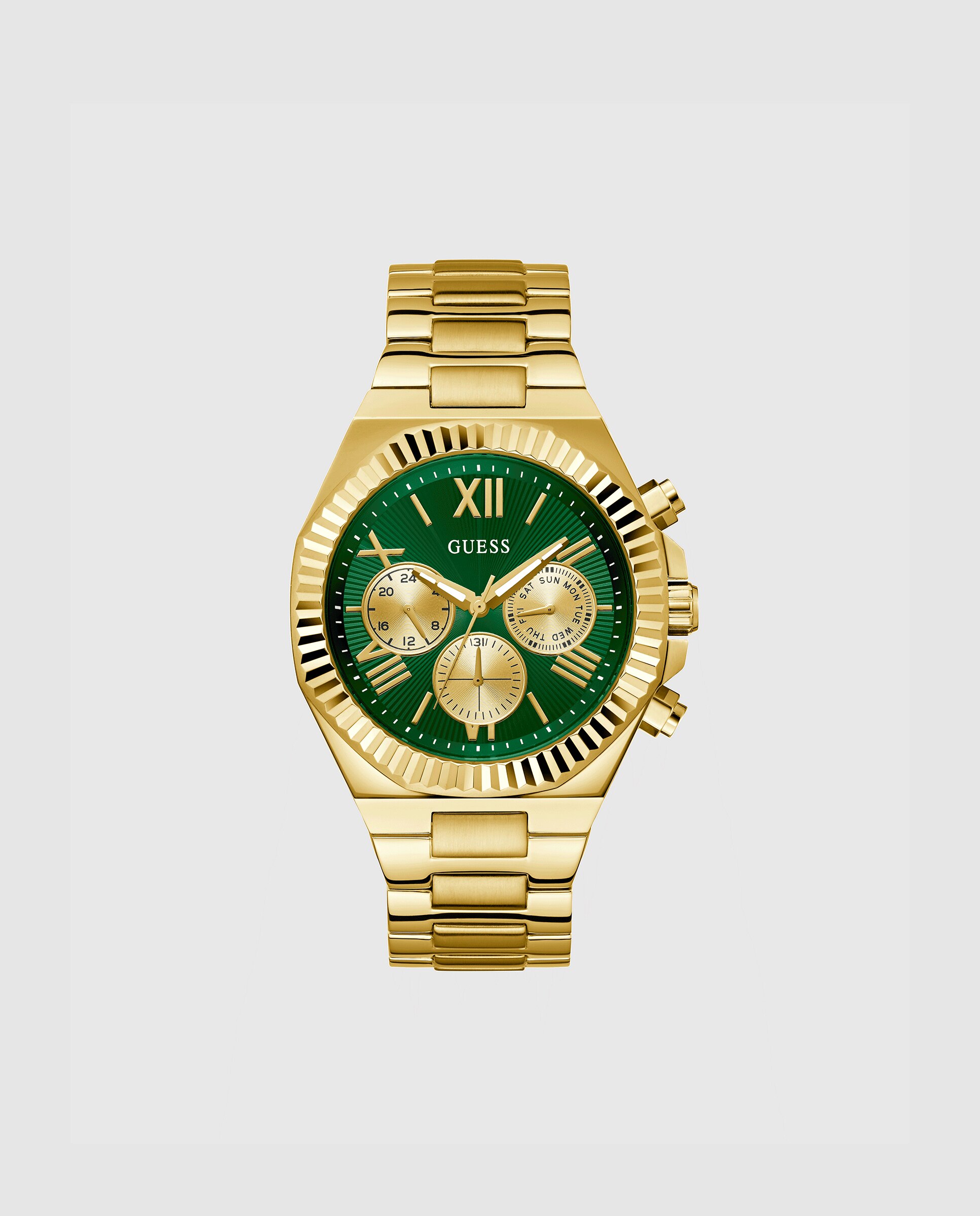 Relógio Equity Gw0703g2 de Aço e Bracelete Dourada Ouro-1