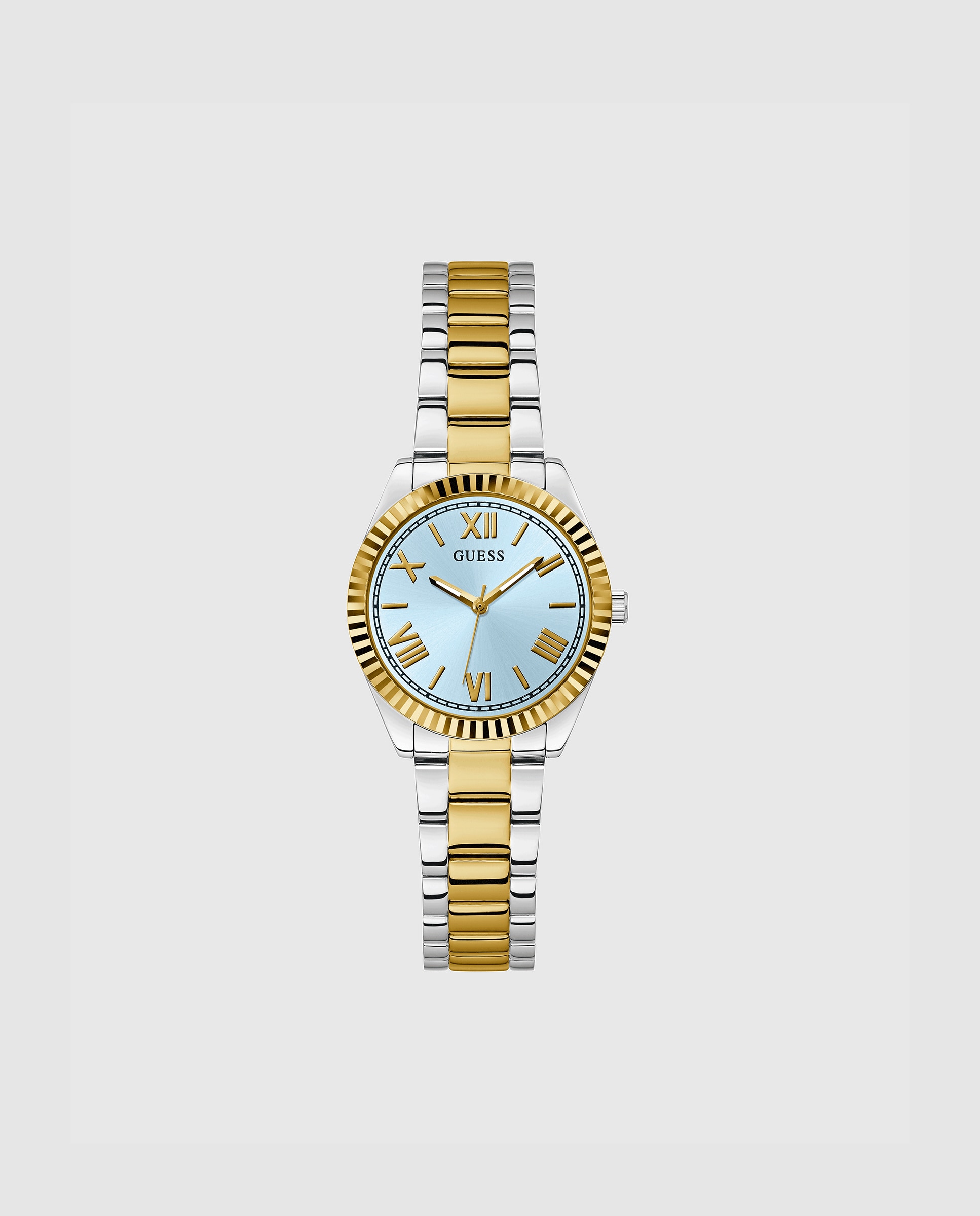 Relógio Mini Luna Gw0687l4 de Aço e Bracelete Prateada Prata-1