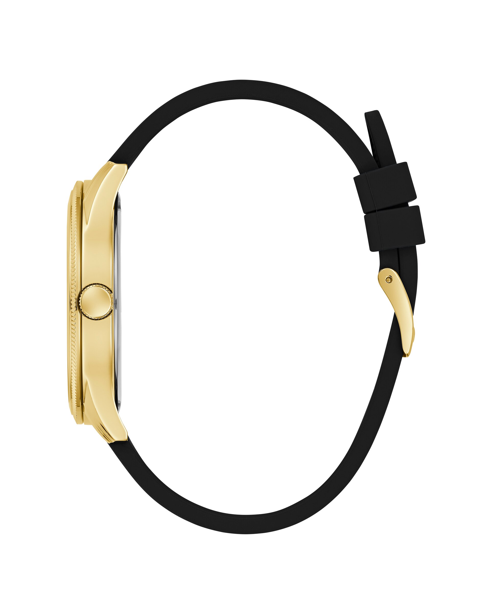 Relógio Reputation Gw0726g2 de Silicone e Bracelete em Preto Preto-2