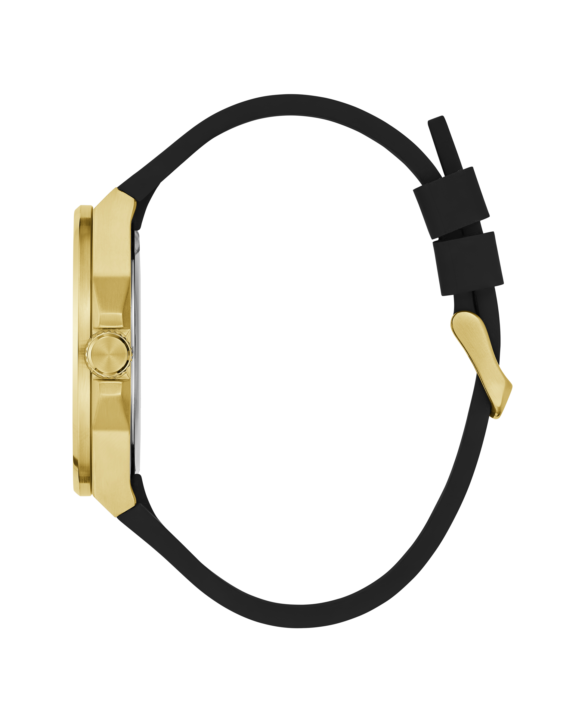 Relógio Vinyl Gw0790g1 de Silicone e Bracelete em Preto Preto-2