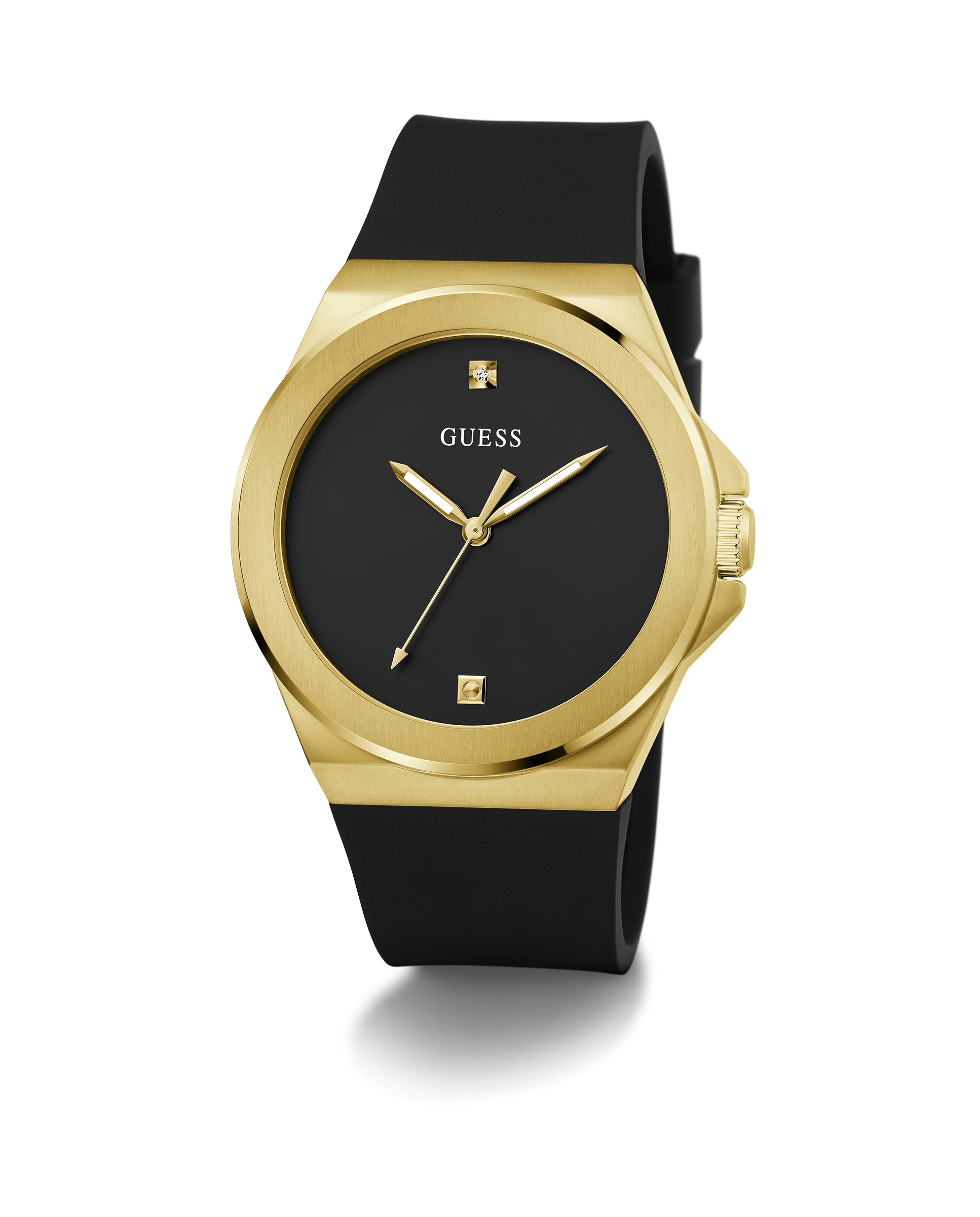 Relógio Vinyl Gw0790g1 de Silicone e Bracelete em Preto Preto-5