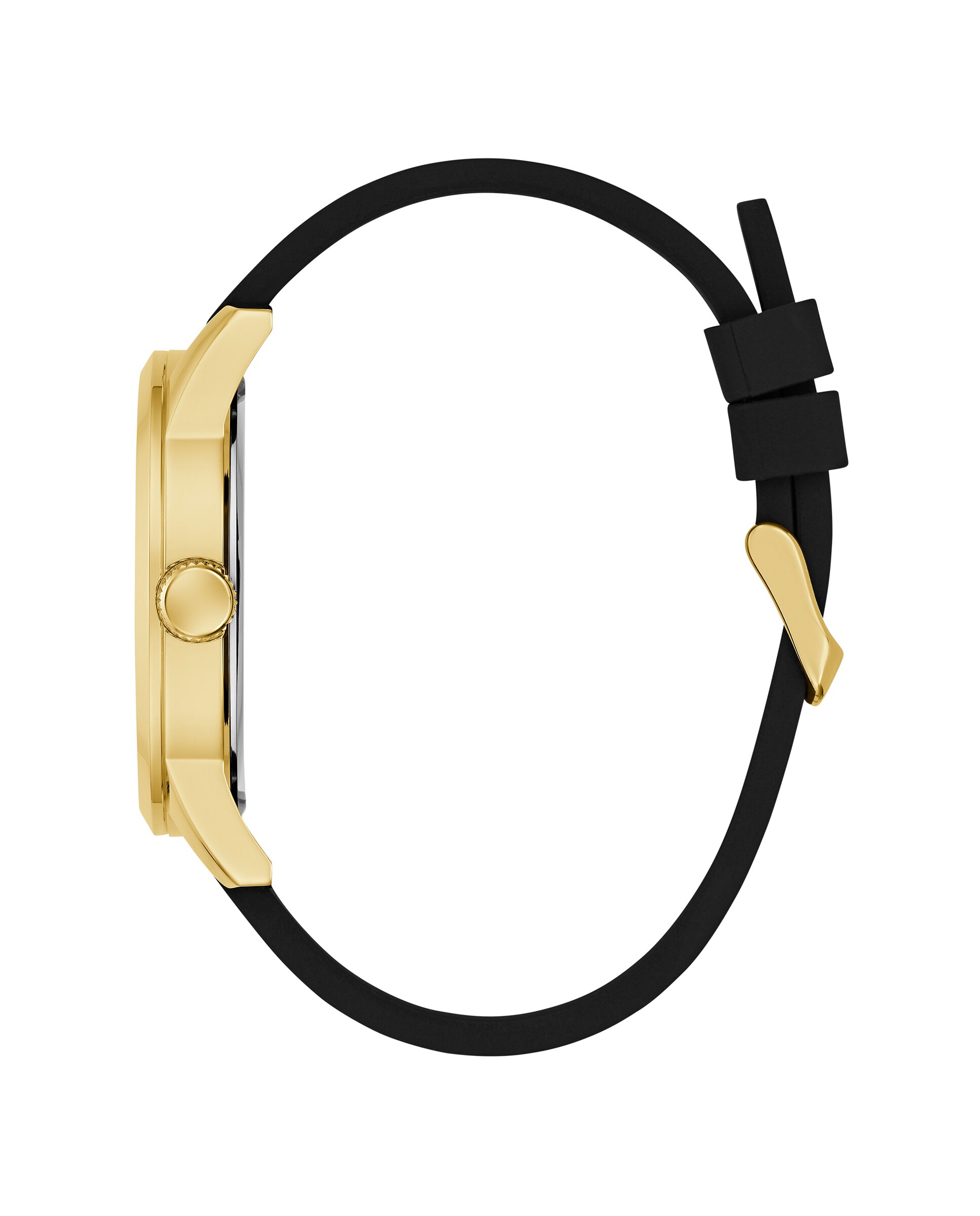 Relógio Badge Gw0781g4 de Silicone e Bracelete em Preto Preto-2