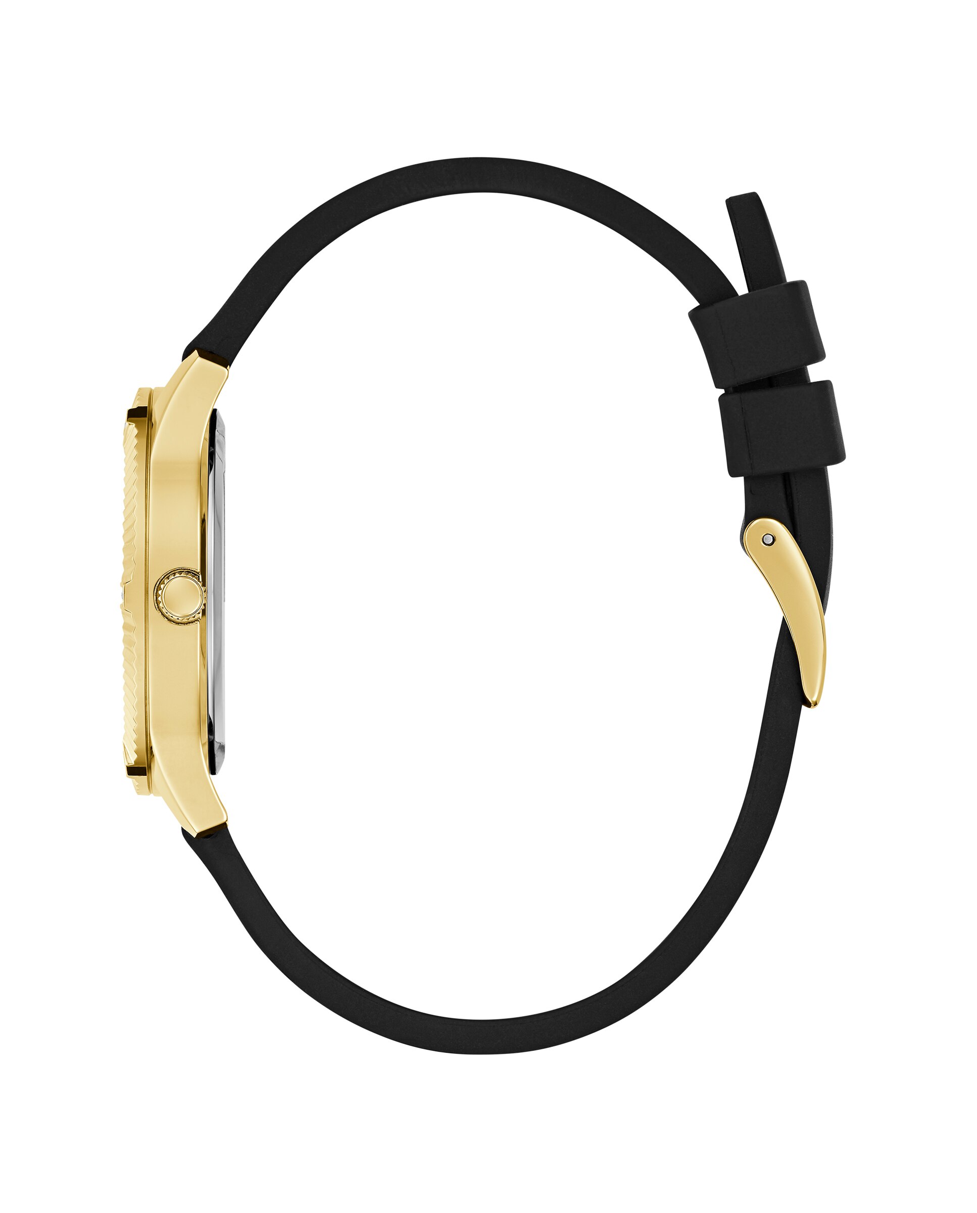 Relógio Starstruck Gw0766l3 de Silicone e Correia em Preto Preto-2