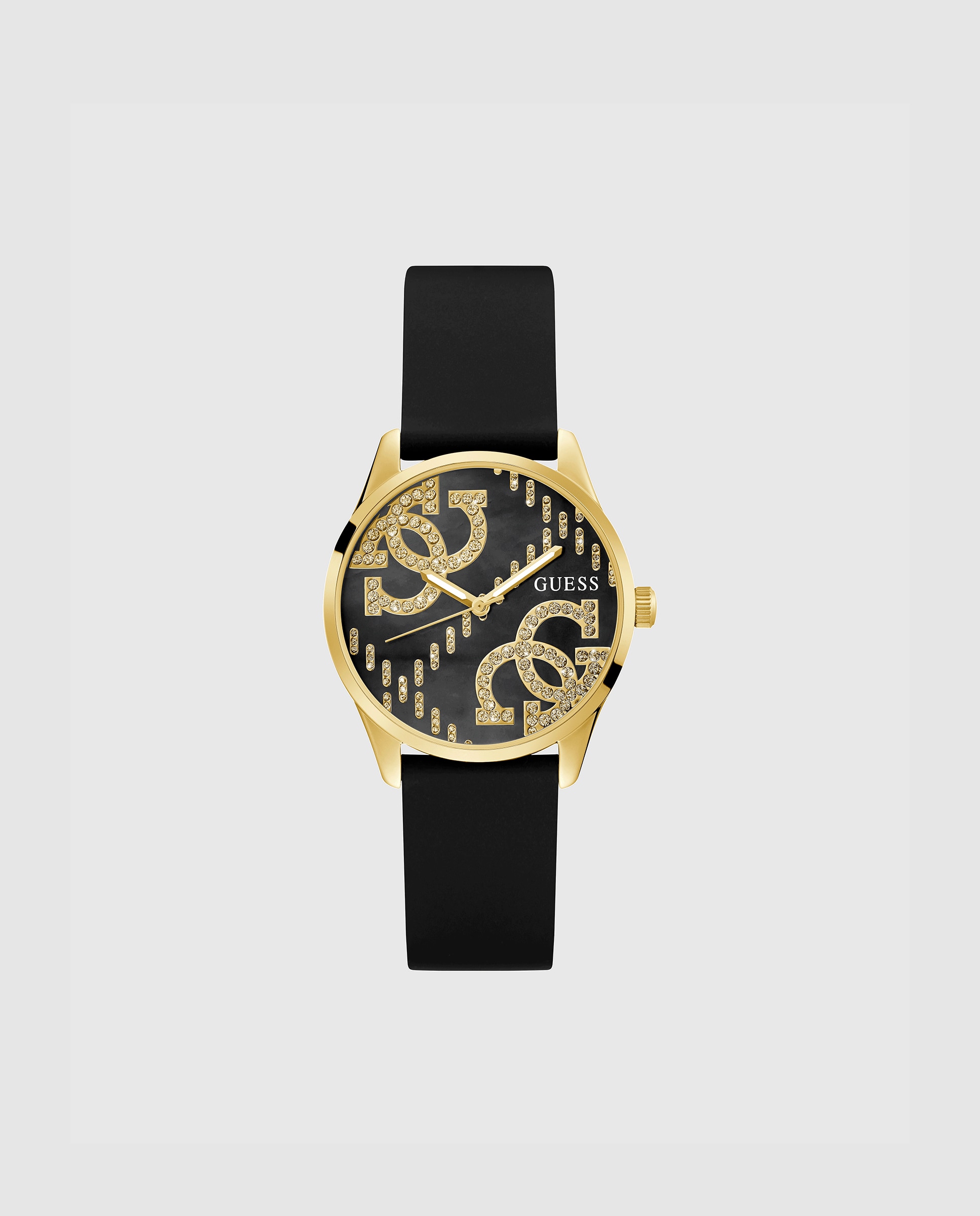 Relógio G Stitch Gw0755l3 de Silicone e Bracelete em Preto Preto-1