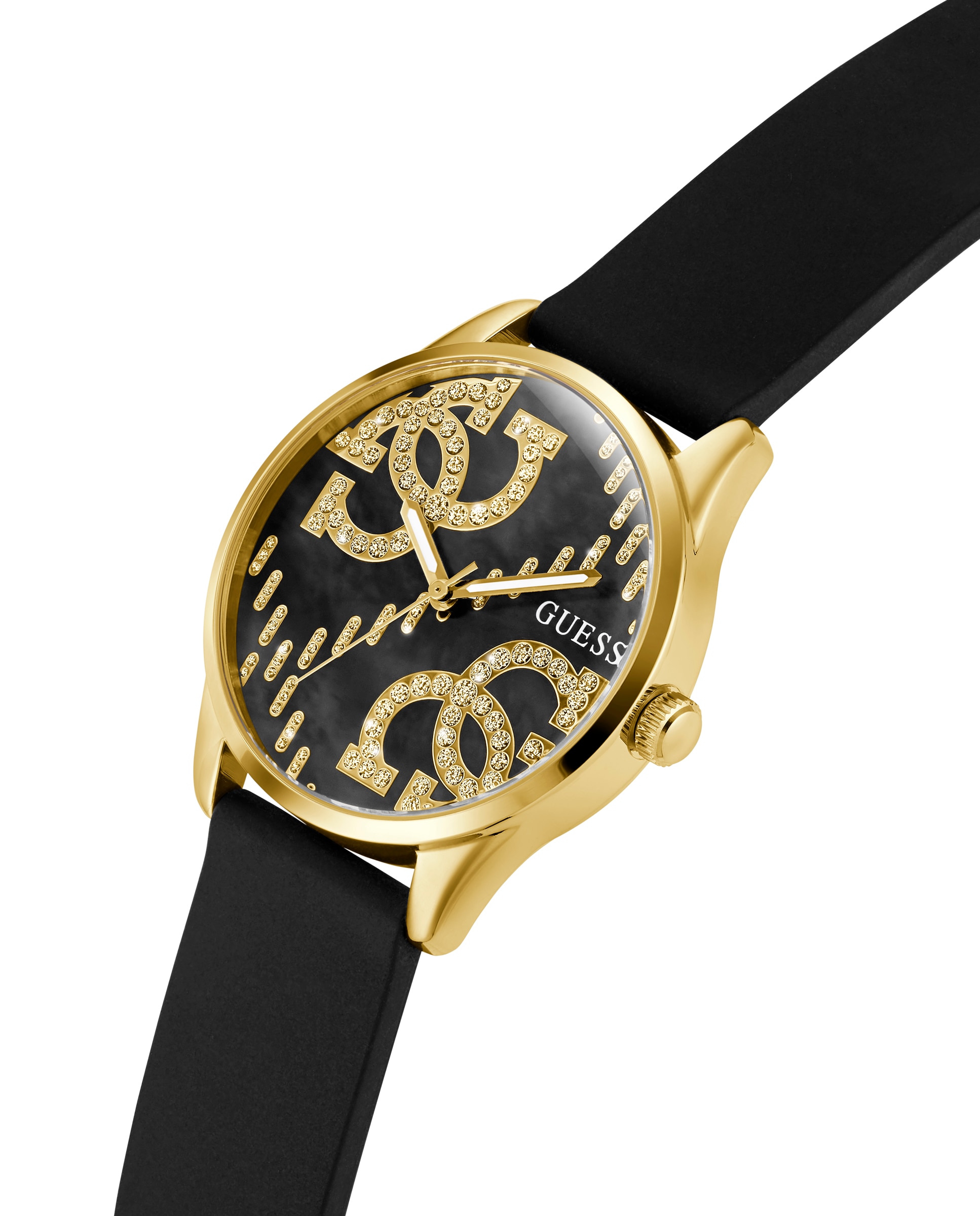 Relógio G Stitch Gw0755l3 de Silicone e Bracelete em Preto Preto-4