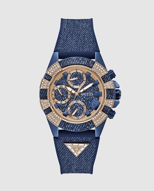 Imagem 0 de Relógio Iconic 40th Gw0813l1 em Tecido com Pulseira Azul