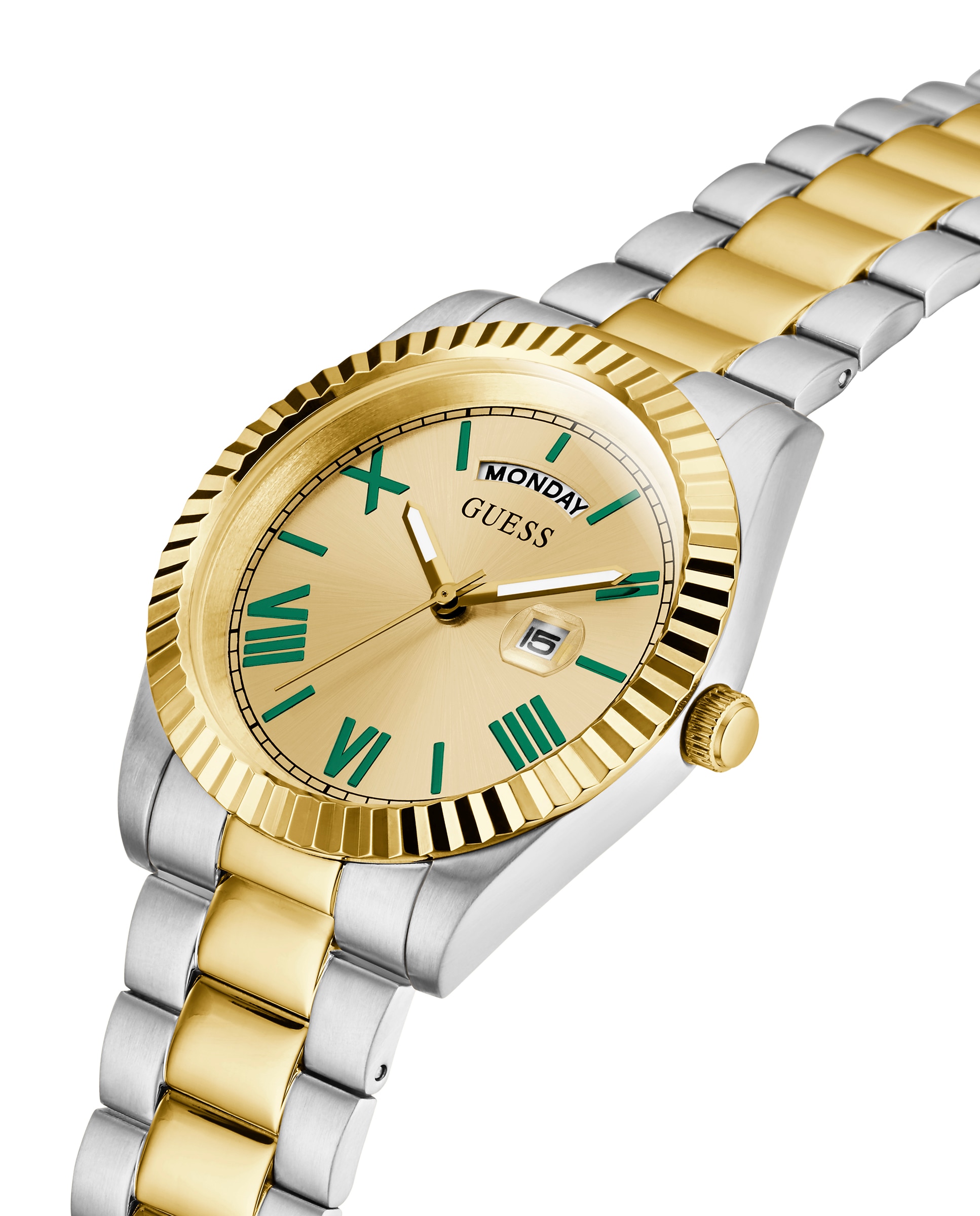 Relógio Connoisseur Gw0265g14 de Aço e Bracelete Bicolor em Ouro Prata-4