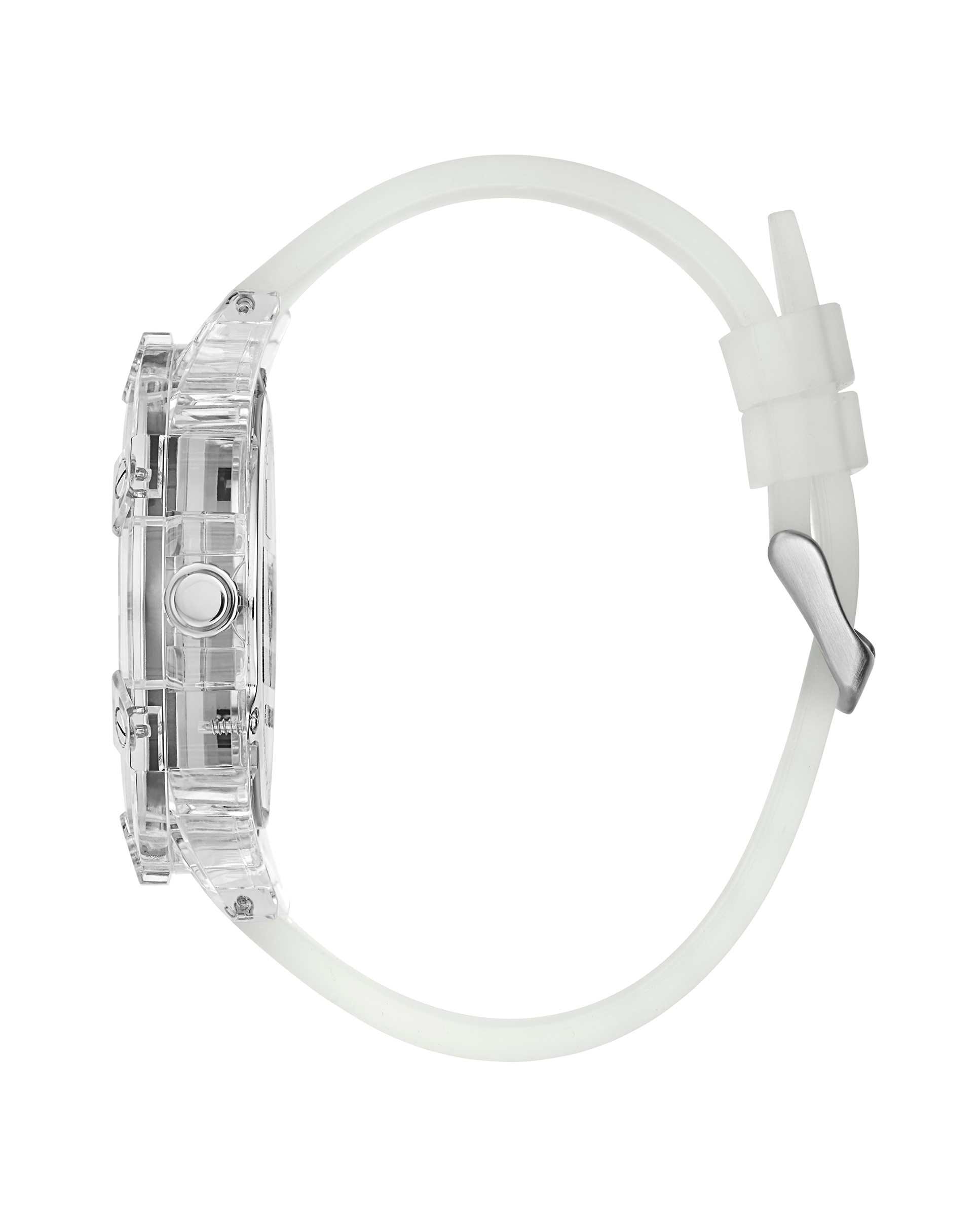 Relógio King Gw0908g3 de Silicone e Bracelete Branca Branco-2