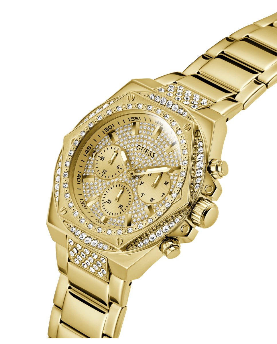 Relógio Fury Gw0899g2 de Aço e Bracelete Dourada Ouro-4