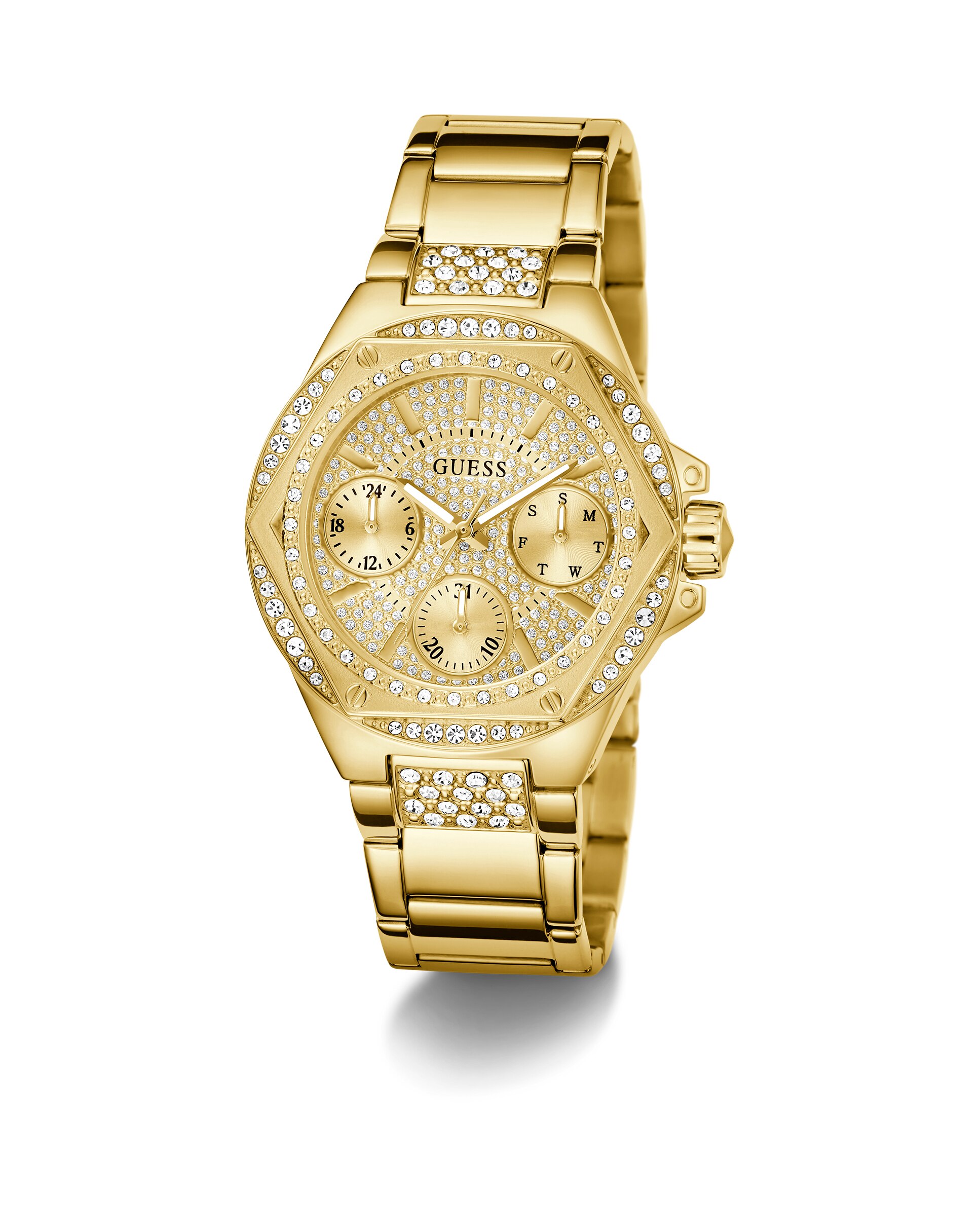 Relógio Envy Gw0878l2 de Aço e Bracelete Dourada Ouro-5