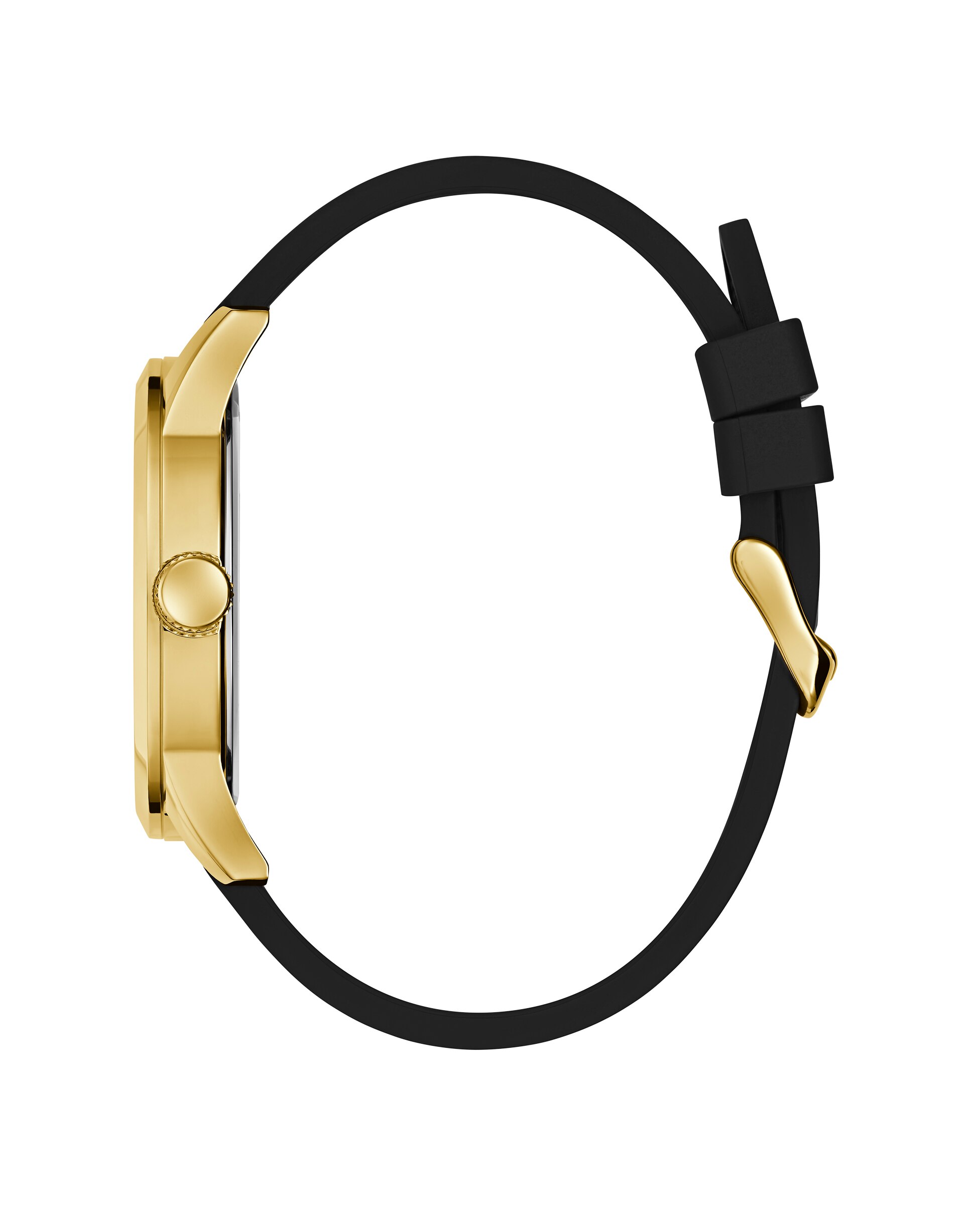 Relógio Badge Gw0916g1 de Silicone e Bracelete em Preto Preto-2