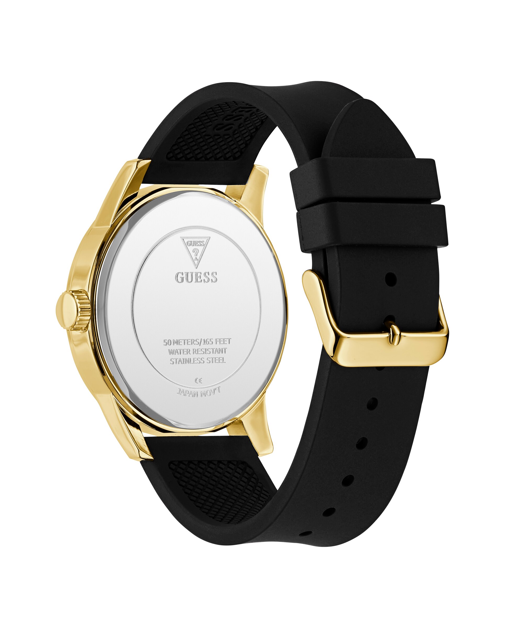 Relógio Badge Gw0916g1 de Silicone e Bracelete em Preto Preto-3