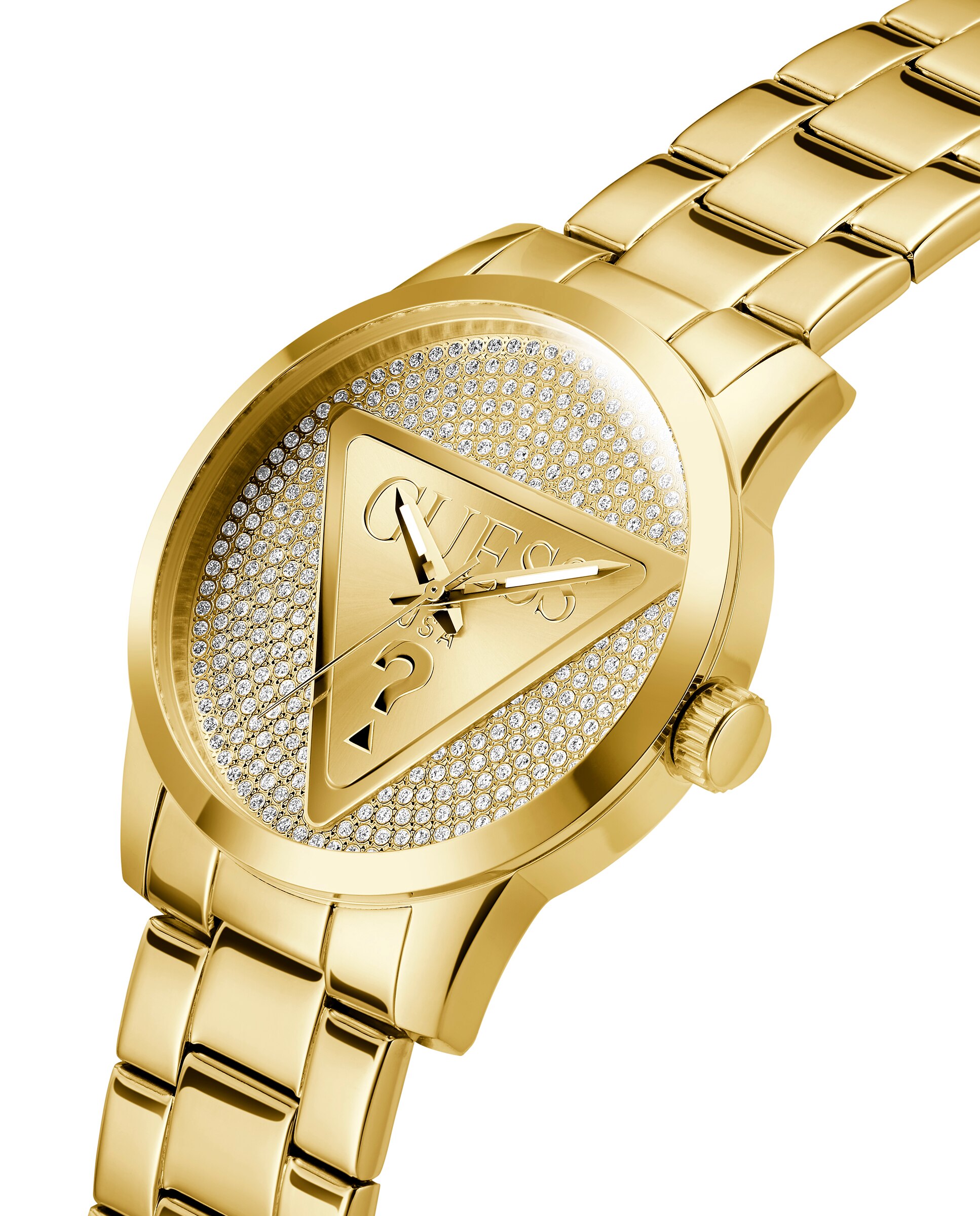 Relógio Badge Gw0915g1 de Aço e Bracelete Dourada Ouro-4