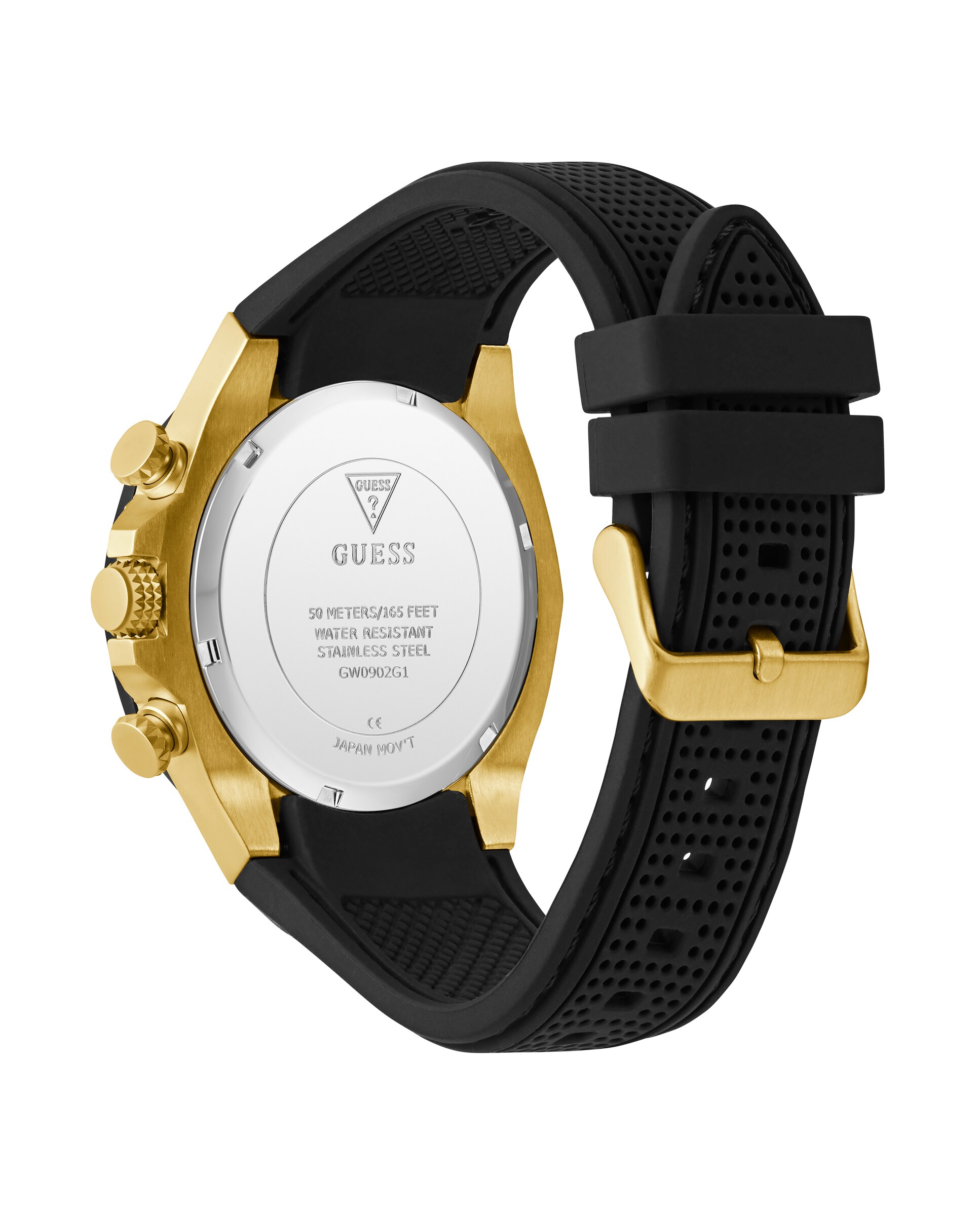 Relógio D1 Gw0902g1 de Silicone e Correia em Preto Preto-3