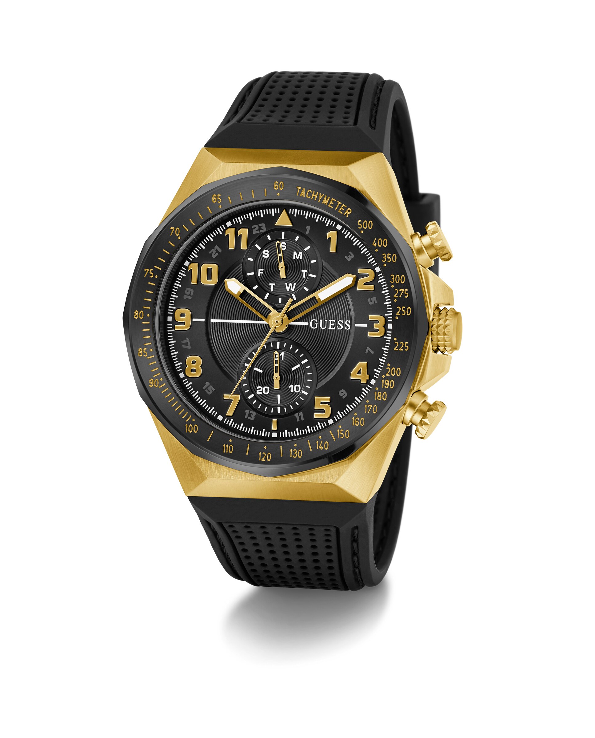 Relógio D1 Gw0902g1 de Silicone e Correia em Preto Preto-5
