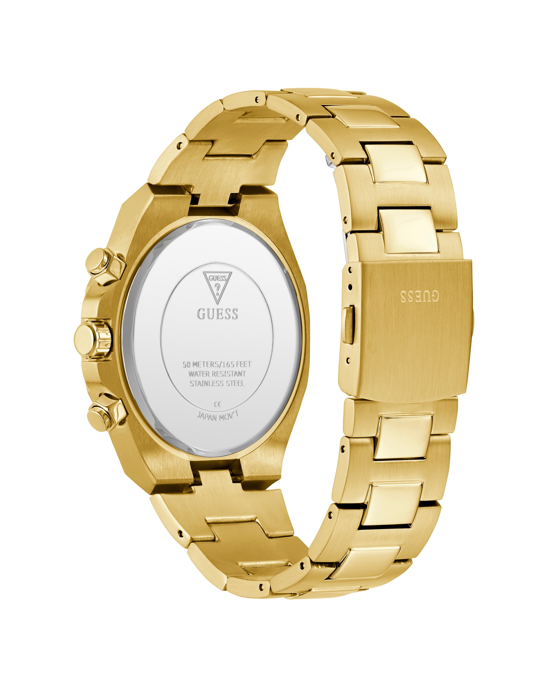 Relógio Equity Gw0703g6 de Aço e Bracelete Dourada Ouro-3