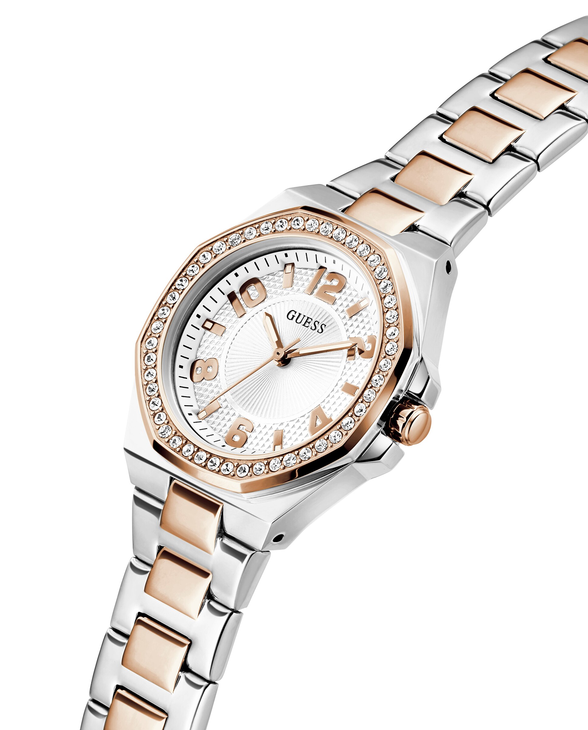 Relógio Contessa GW0877L4 de Aço e Bracelete Bicolor em Ouro Rosa Prata-4